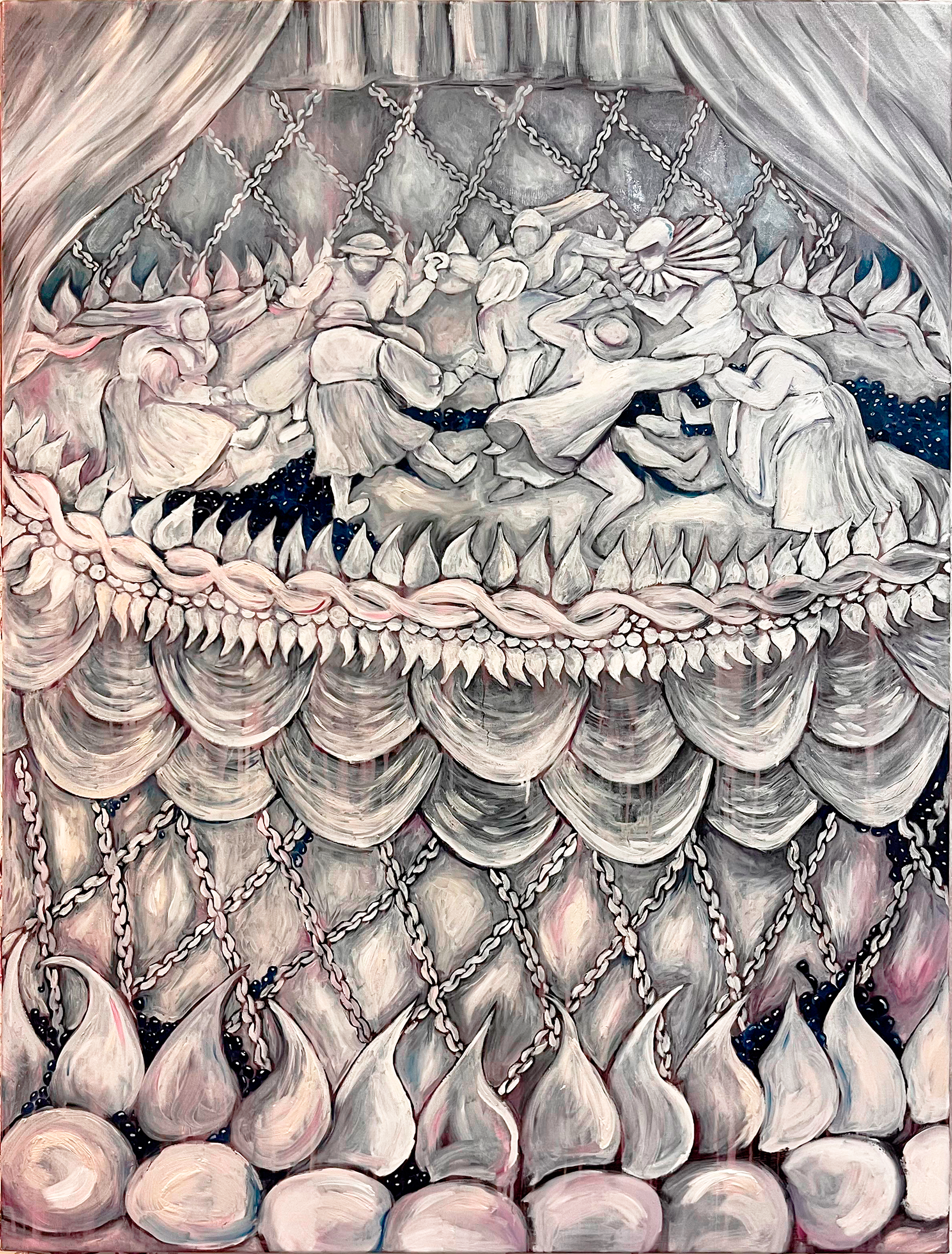 "Merengue #5", Óleo sobre tela, 90x120, 2026