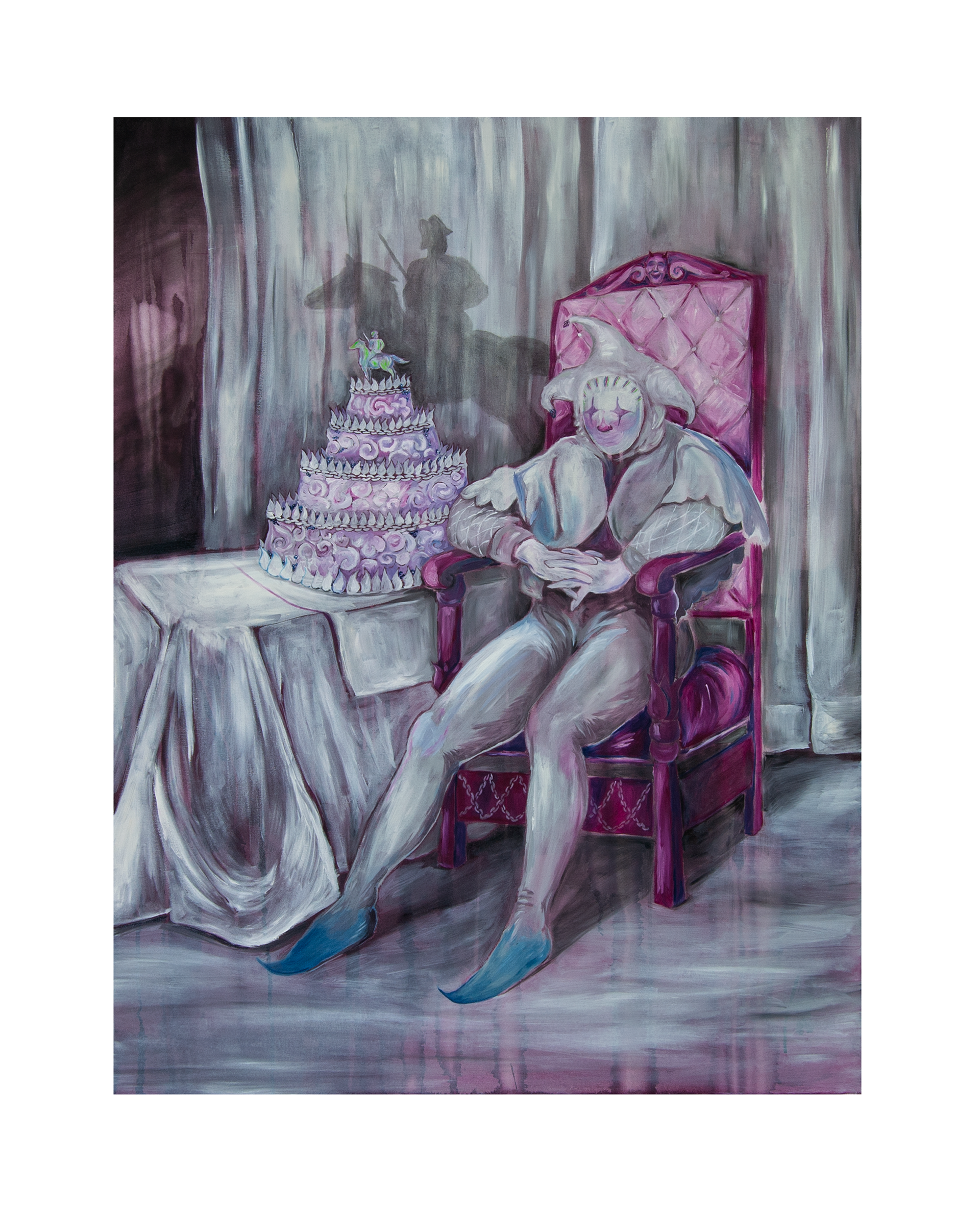 "Palhaço II" Óleo sobre tela, 90x120, 2026