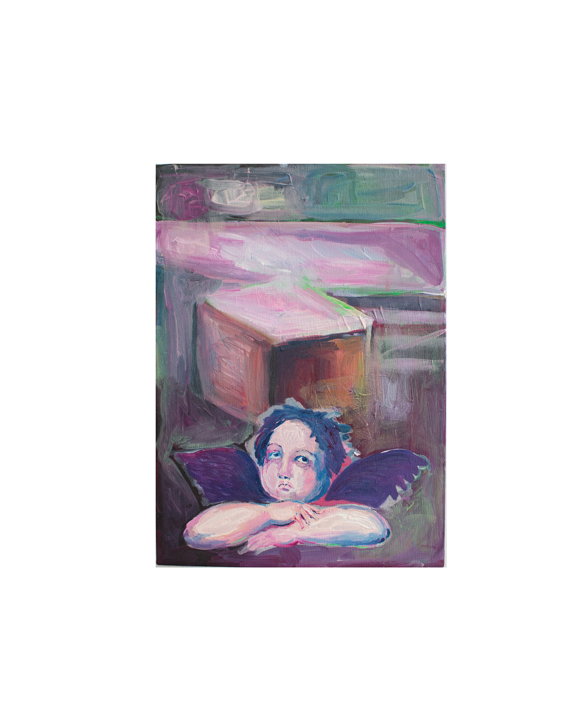 "Sem título" Acrílica sobre tela, 40x50, 2023