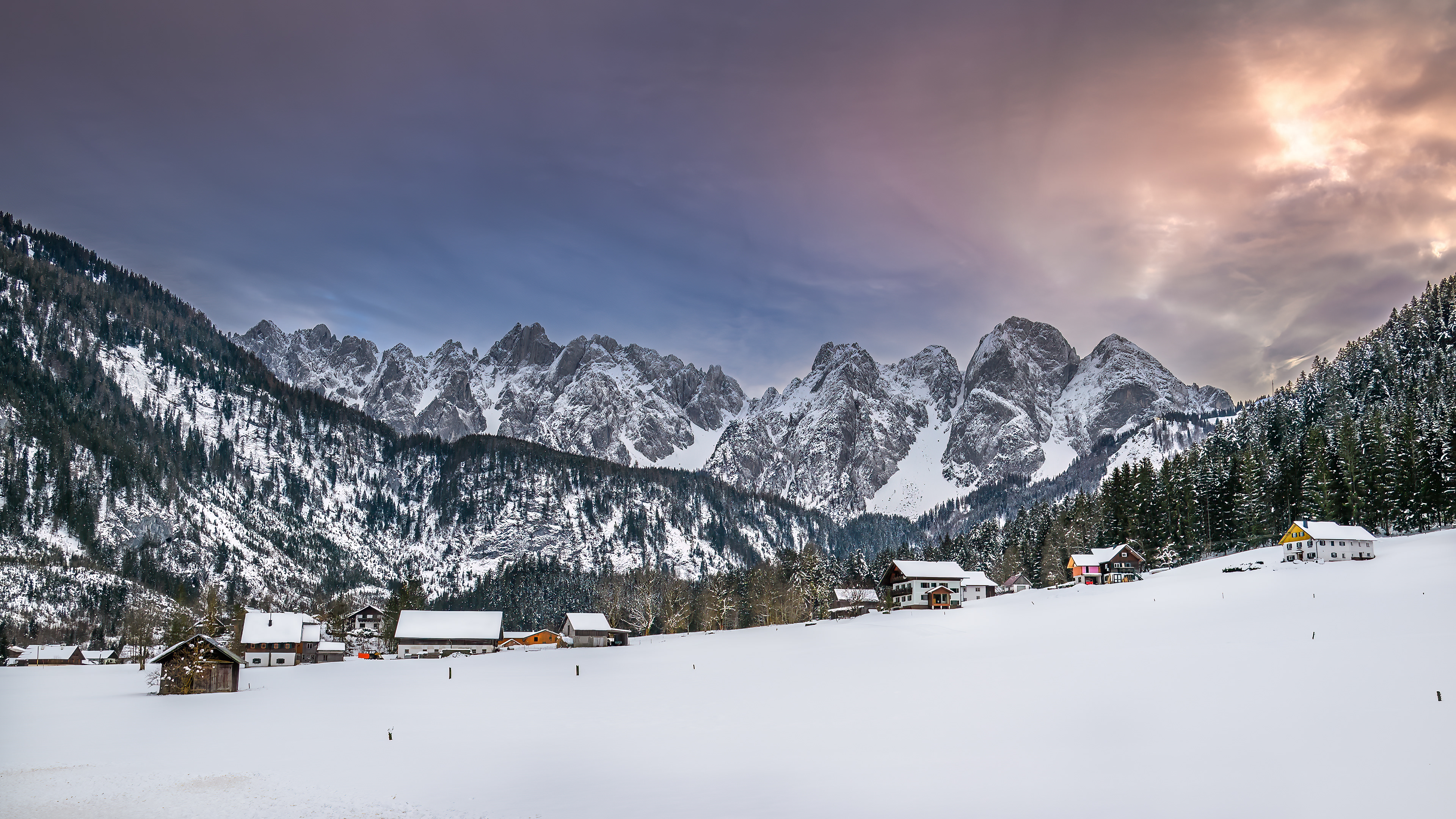 Dachstein — Evening Glow