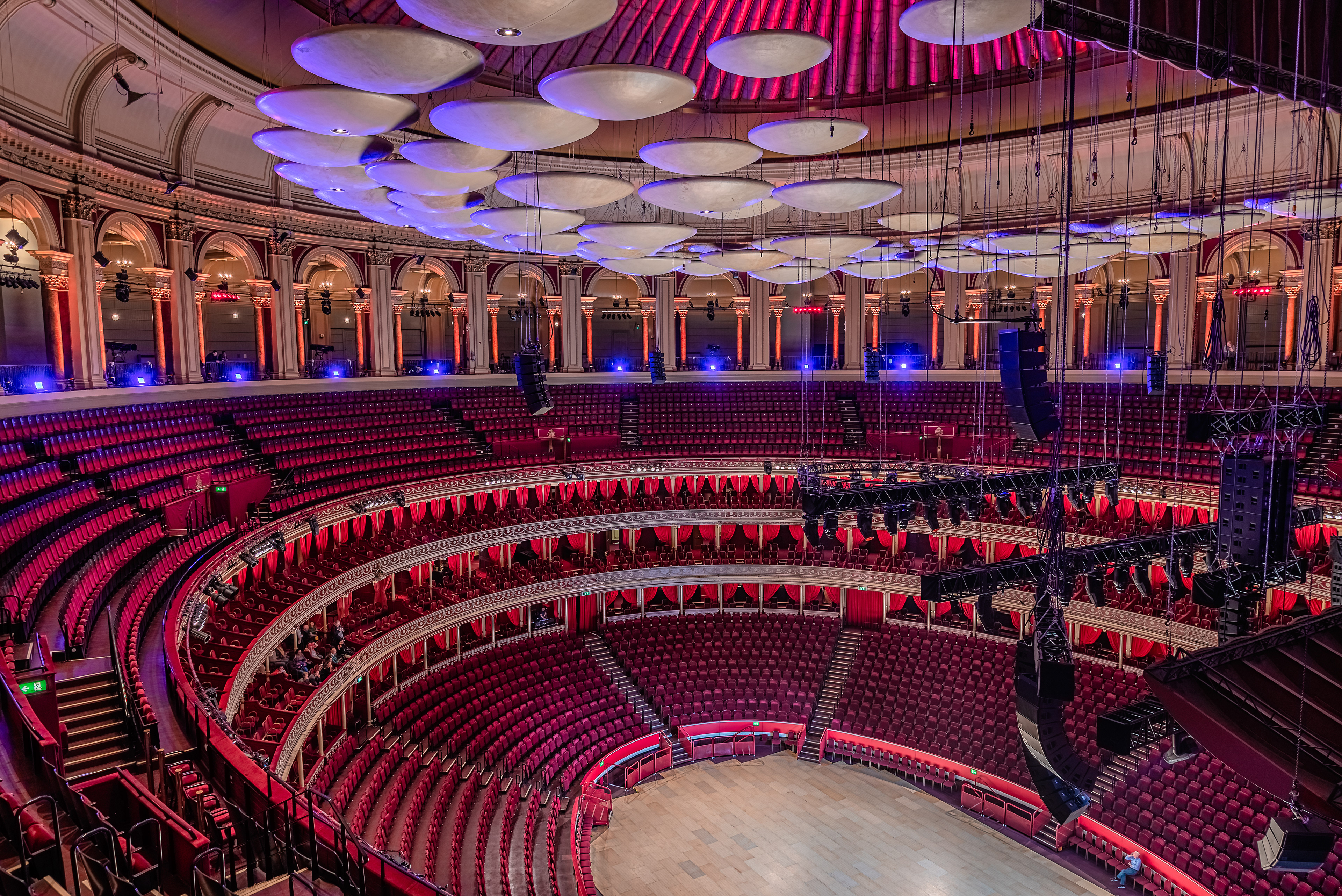 Inside of the Royal Albert Hall