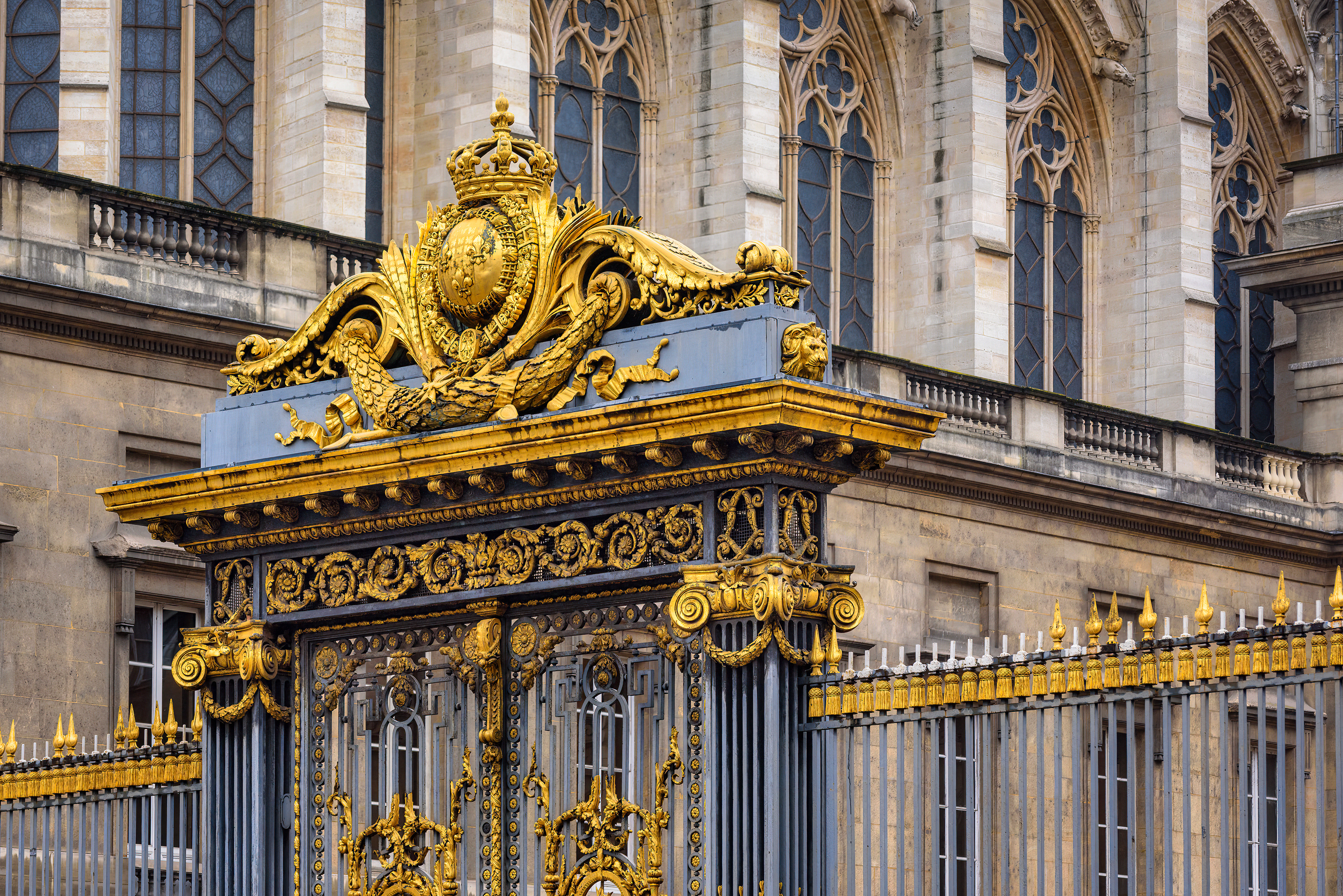 Ornate gate of Conciergerie