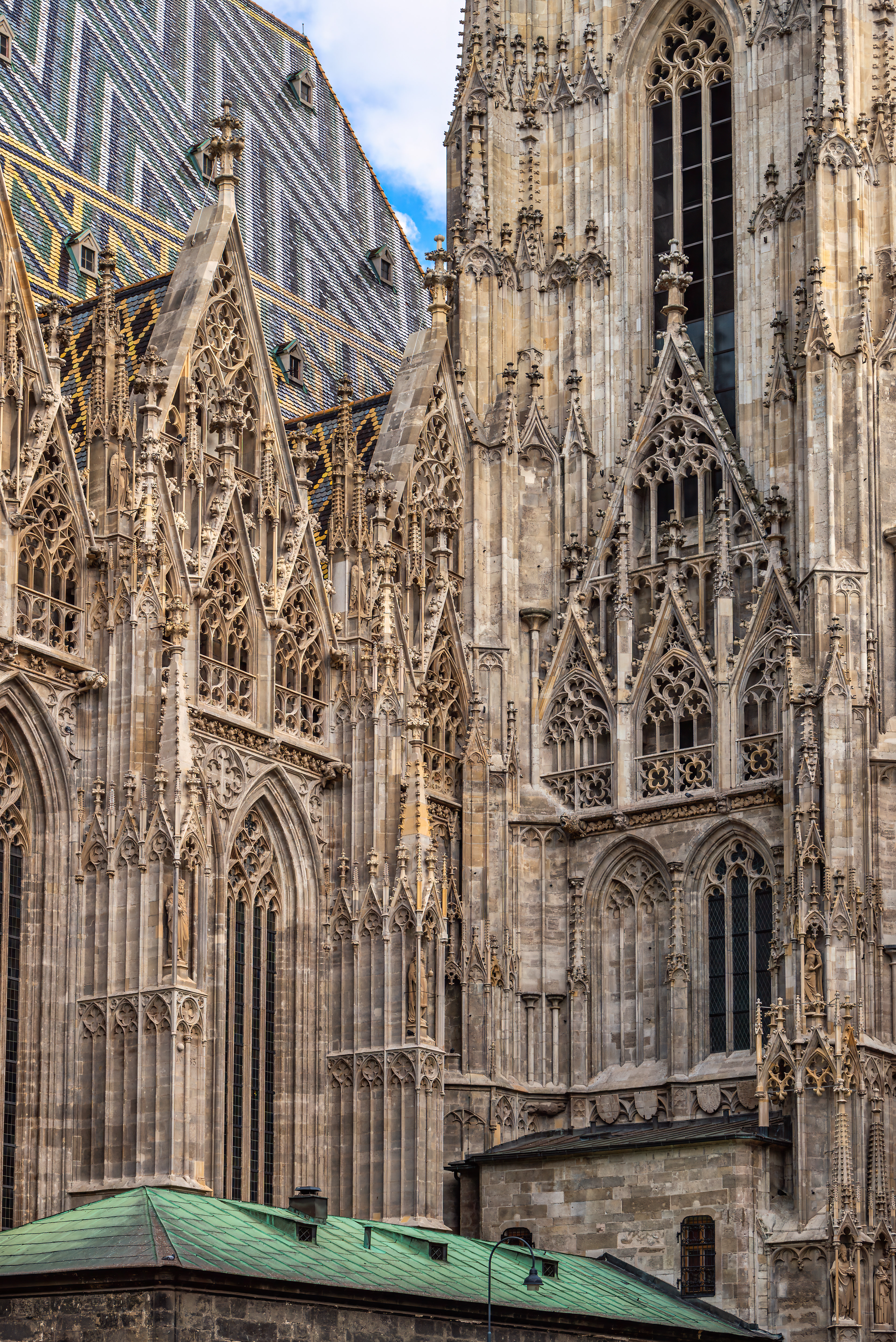 St. Stephen’s Cathedral gothic facade with intricate details