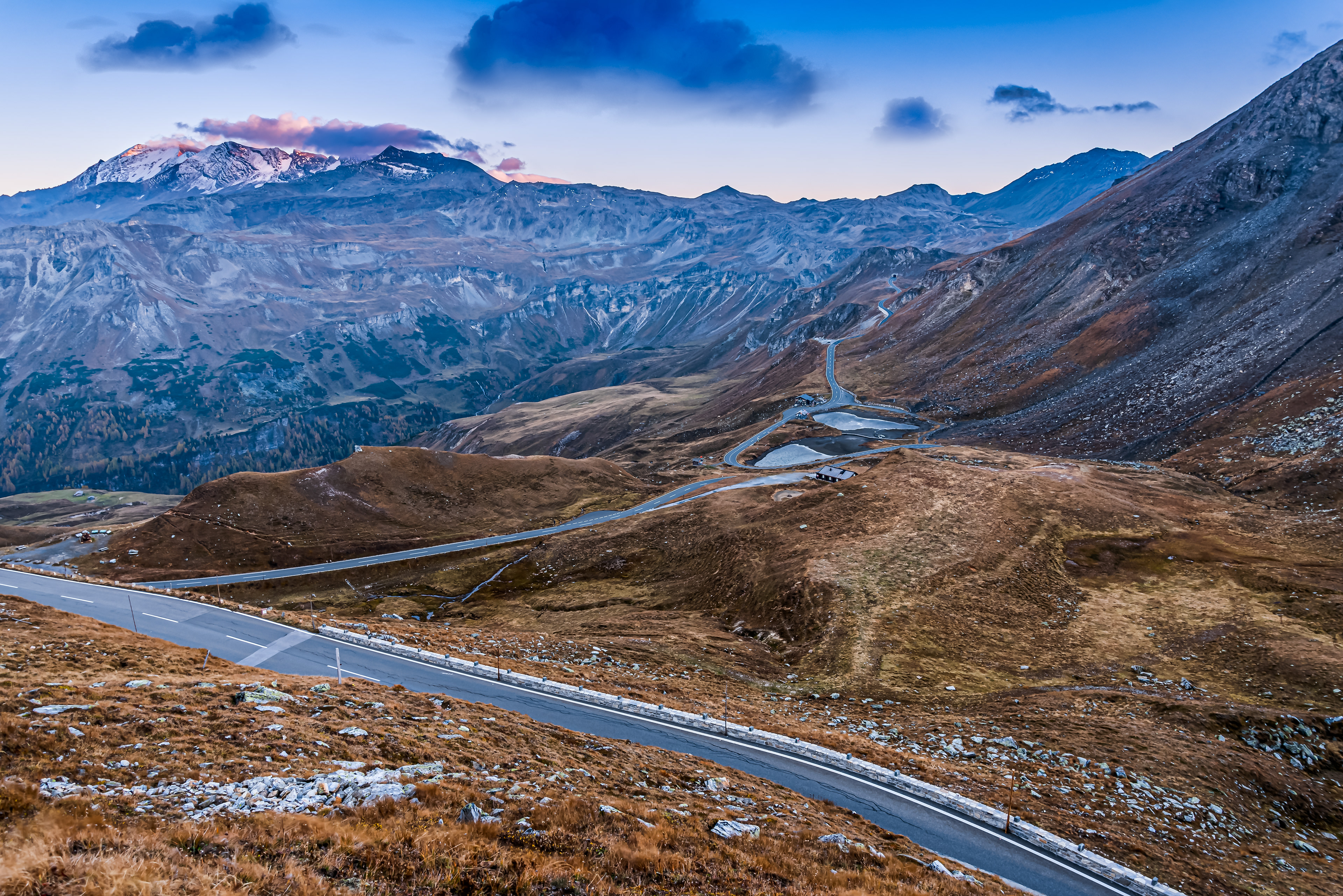 Alpine pass near Grossglockner, Salzburg 