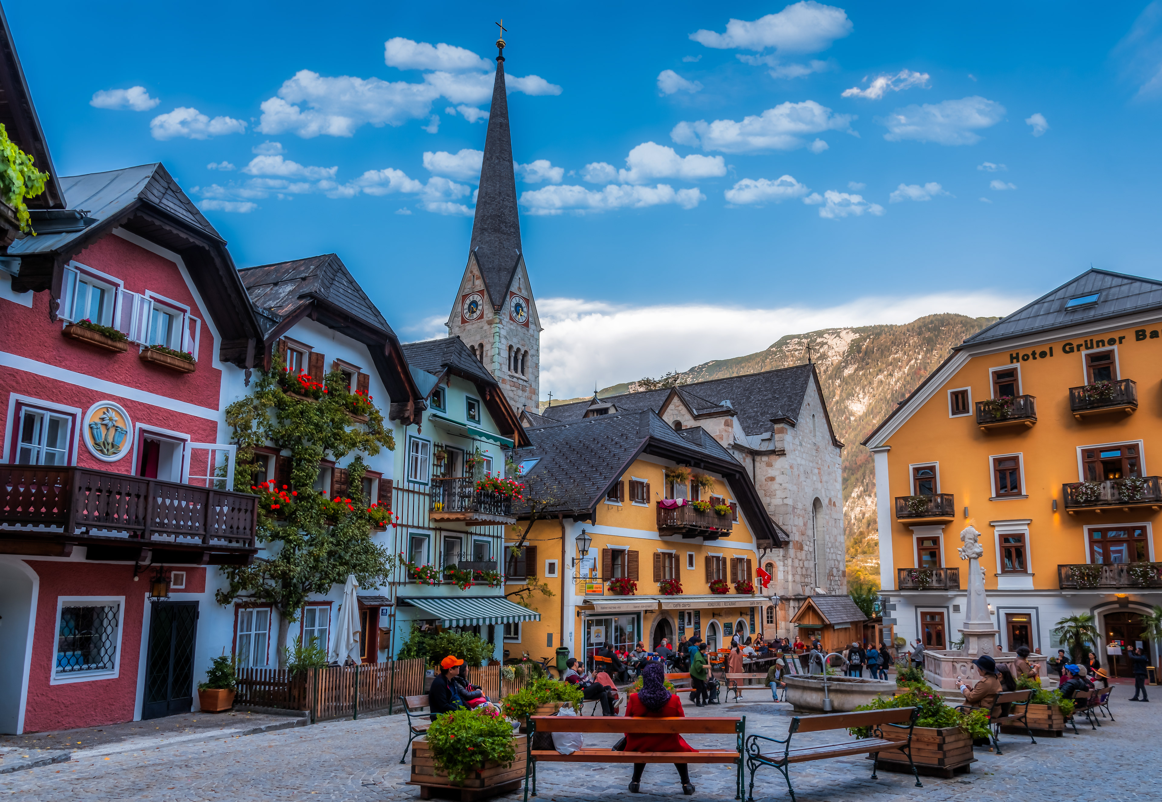 Market Square in Hallstatt