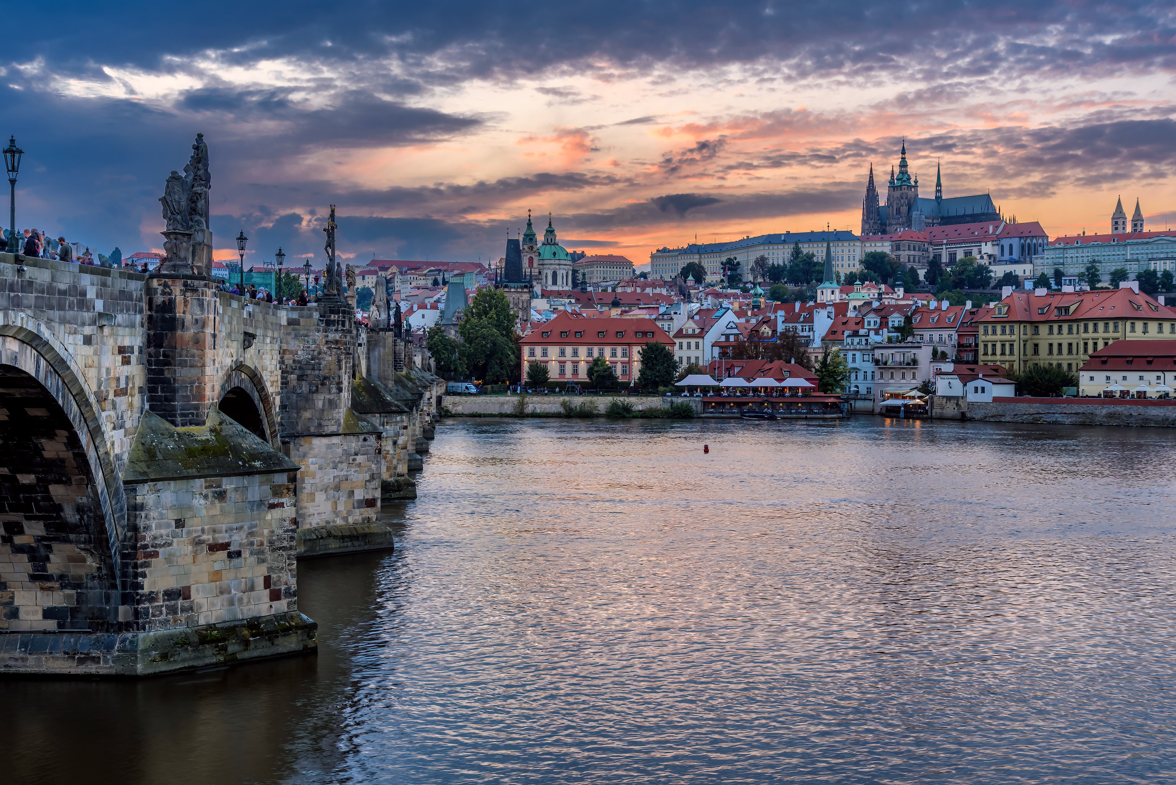 Charles Bridge, Prague Centuries of history converge along Prague's most famous crossing.