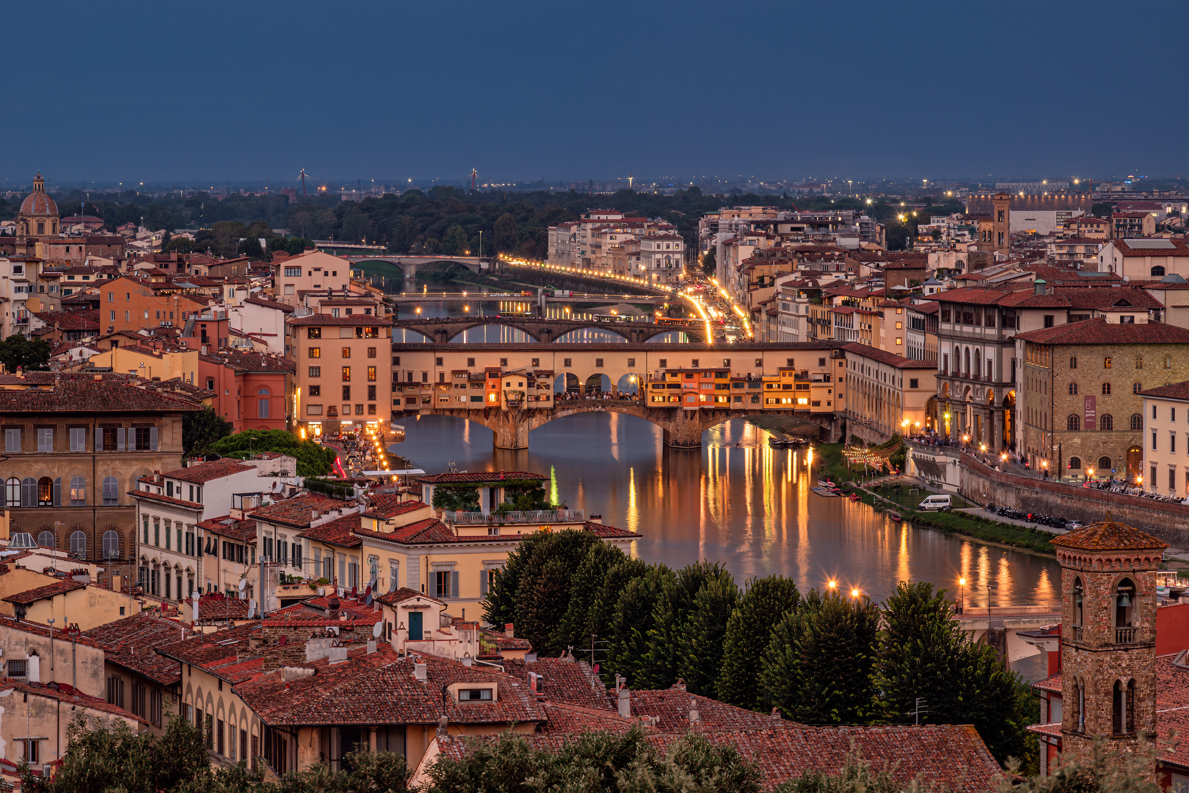 Florence Along the Arno Historic bridges and terracotta rooftops tell the story of a city shaped by art and commerce.