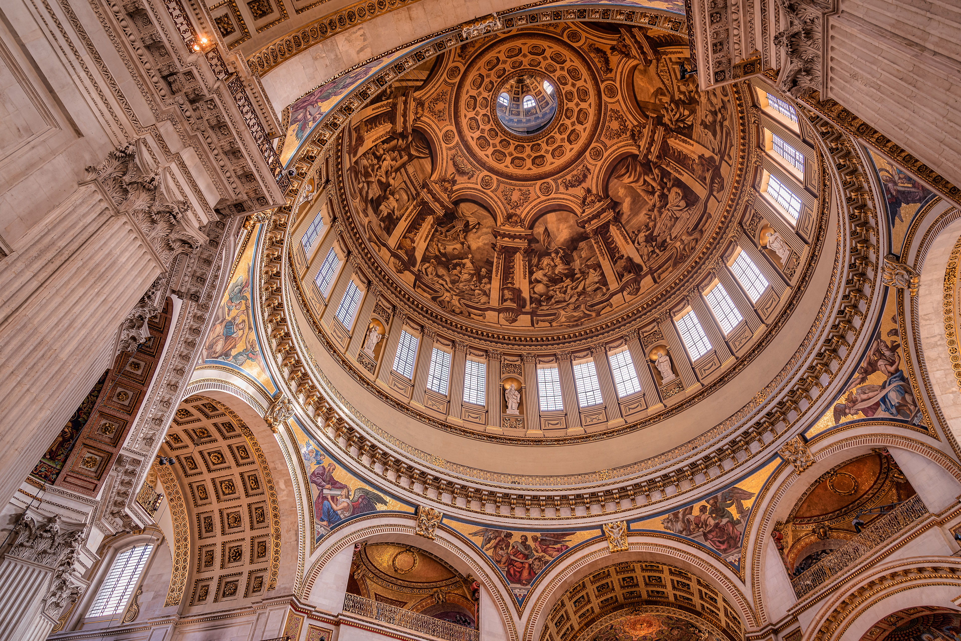 St. Paul's Cathedral Dome, London A masterpiece of sacred geometry rising above the heart of London.