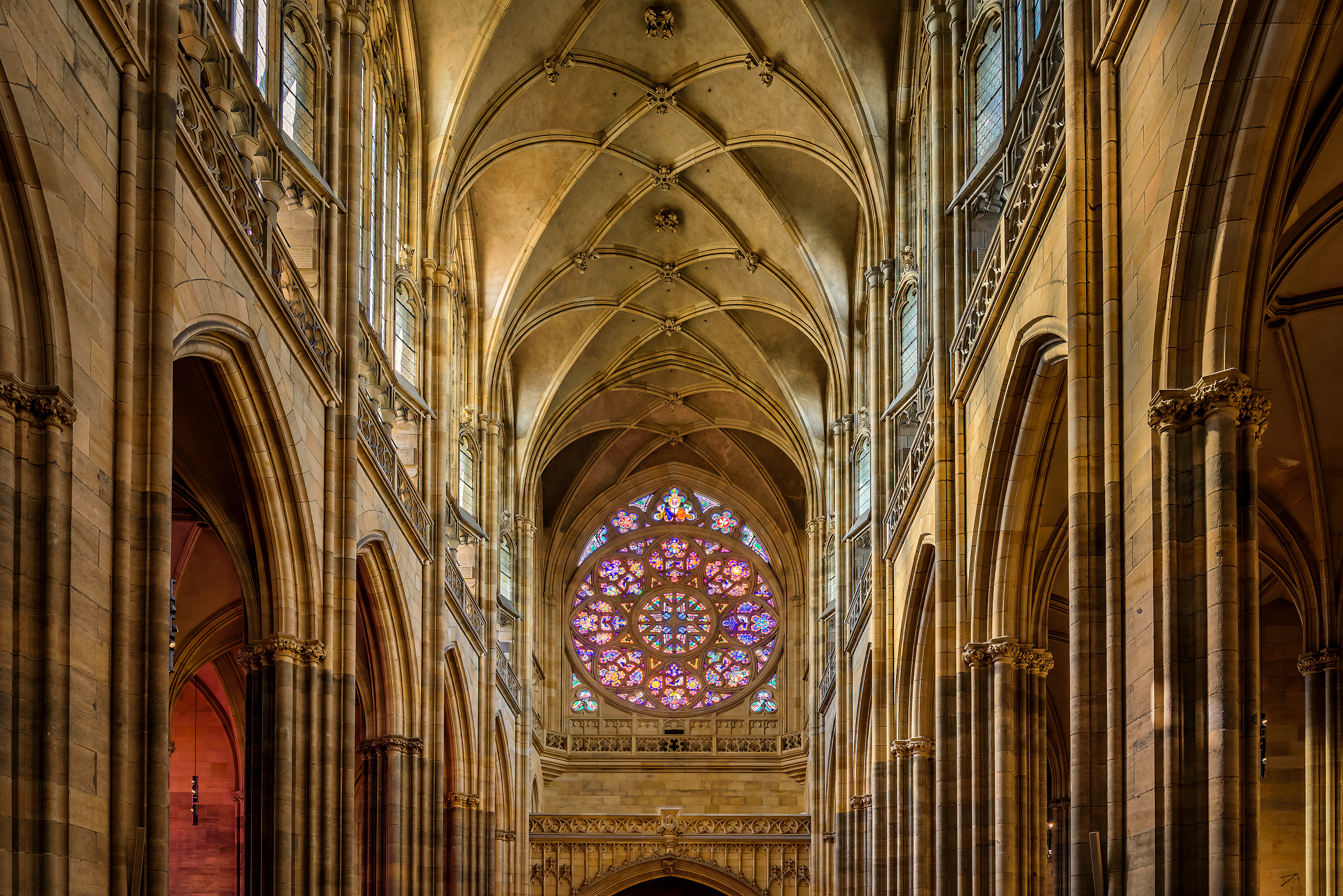 Main nave of the St. Vitus Cathedral