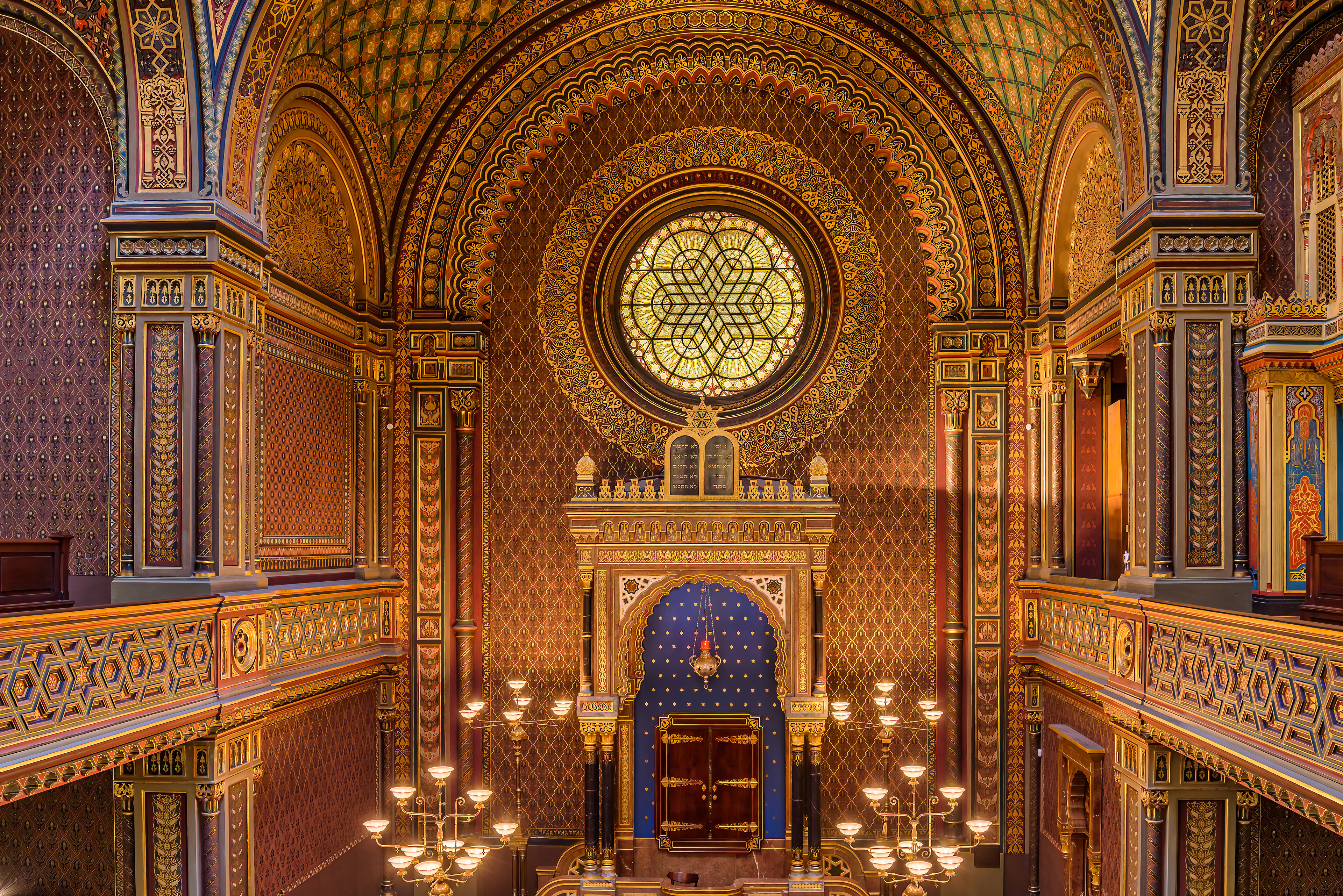 Spanish Synagogue's interior