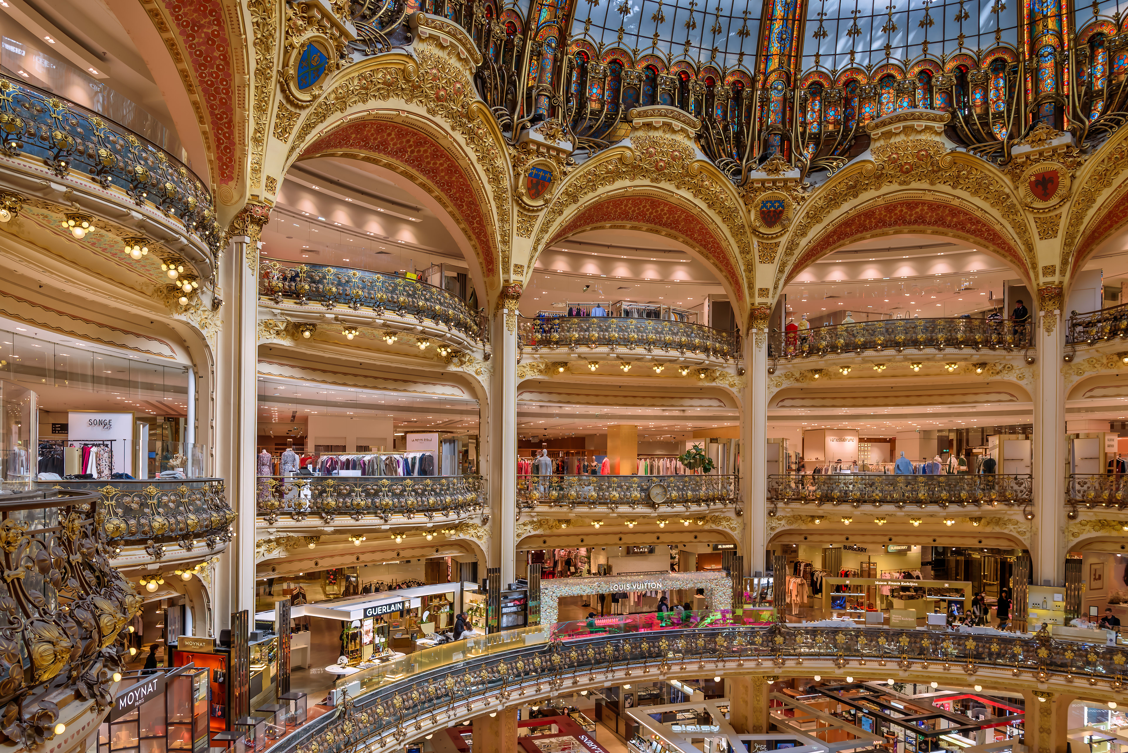Beneath the Glass Dome The ornate beauty of Parisian architecture and design.