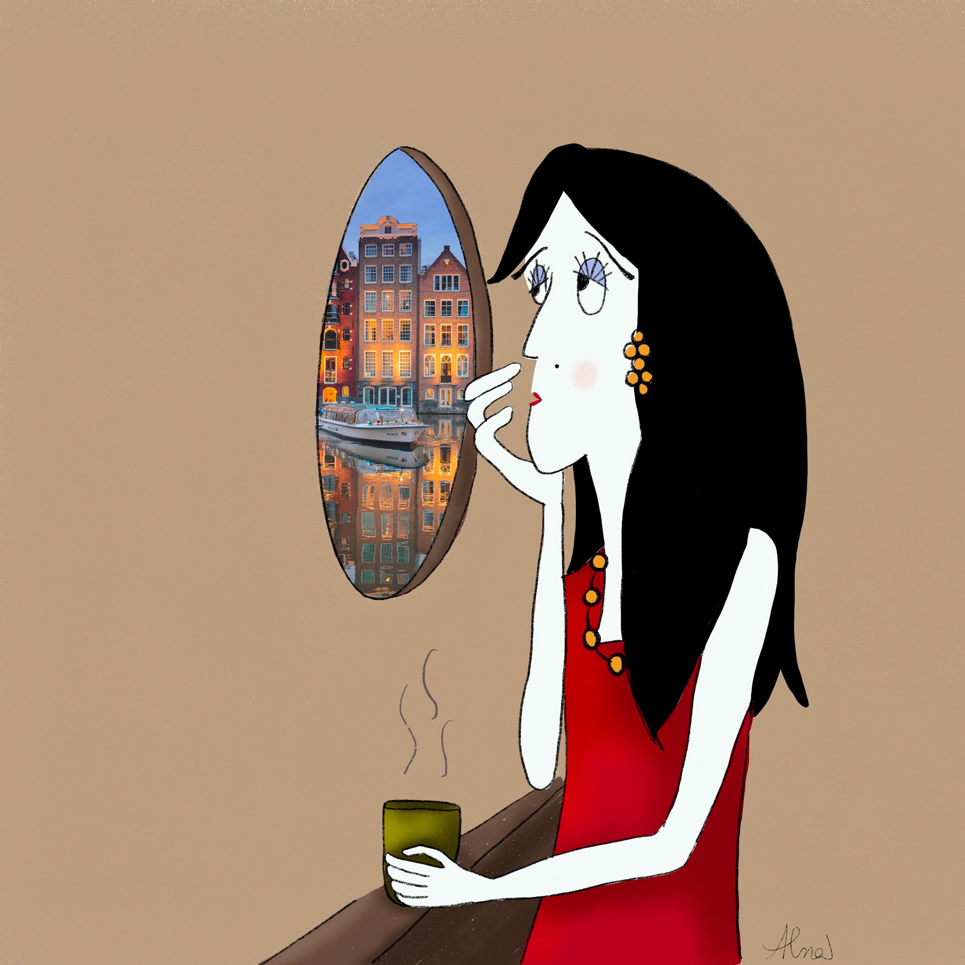 Josefina keeps dreaming of traveling