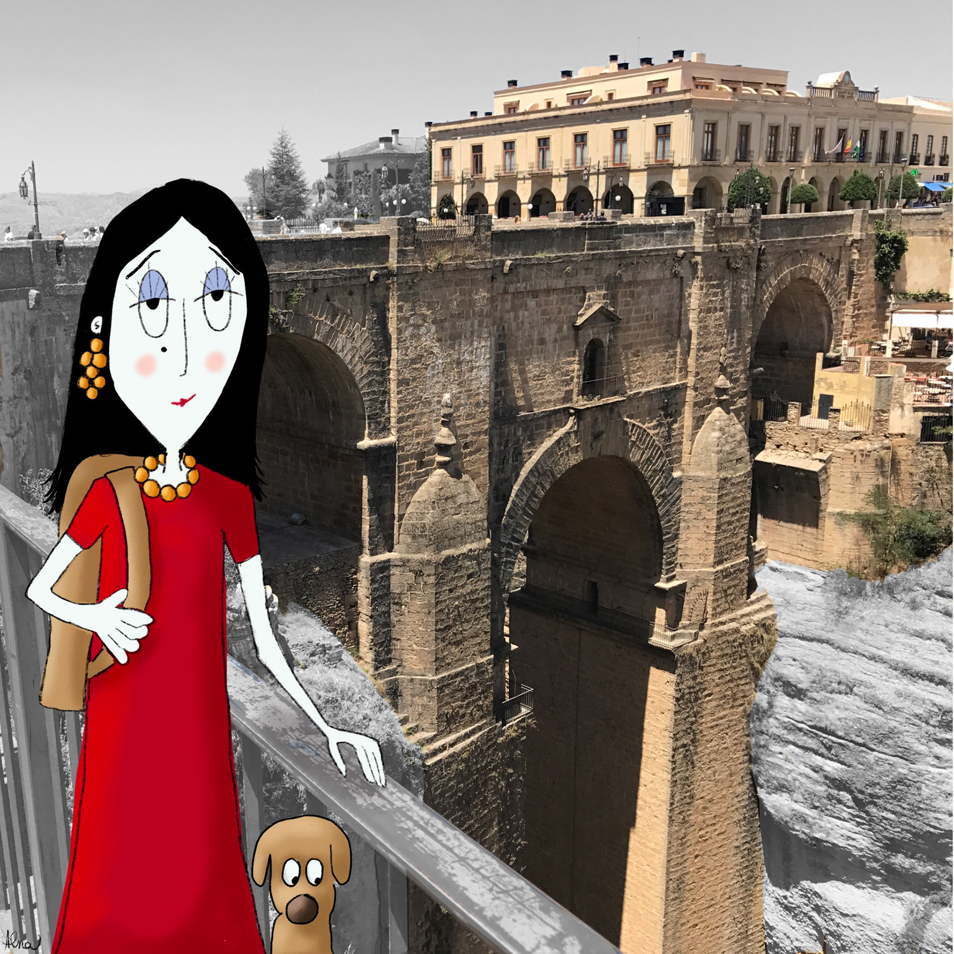 Visiting Ronda Puente Nuevo