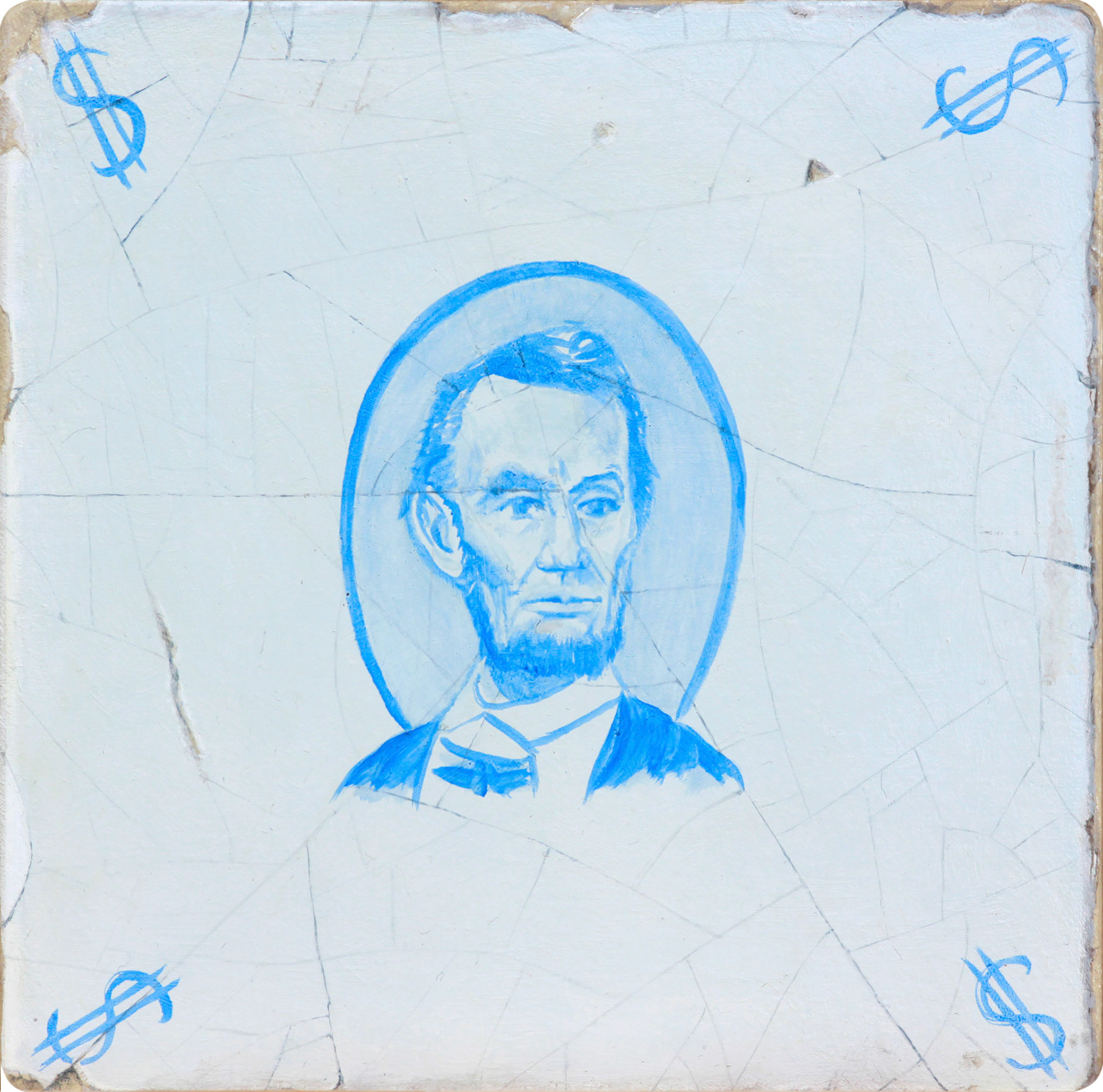 oil on wood - 13 x 13 cm.