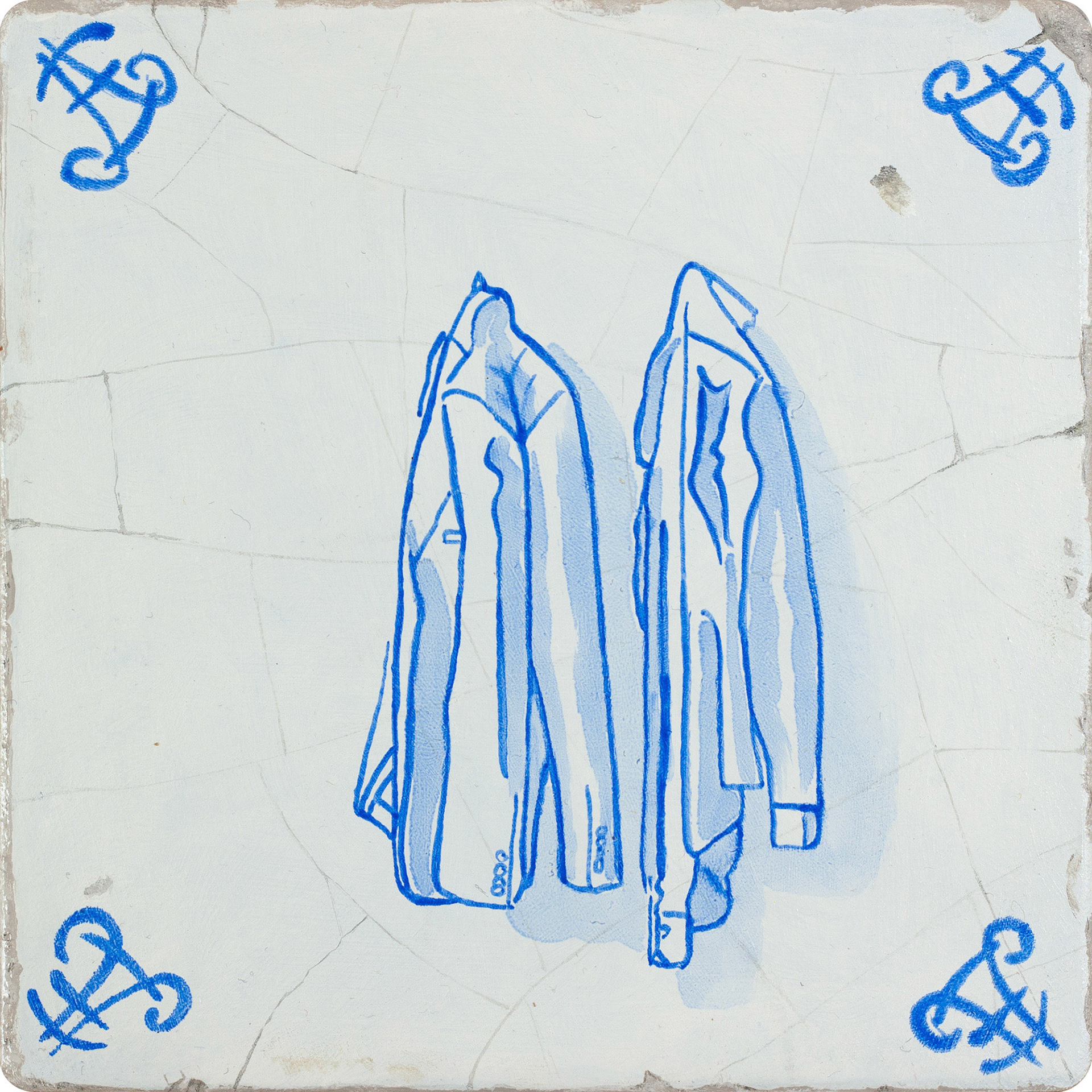 oil on wood - 13 x 13 cm.