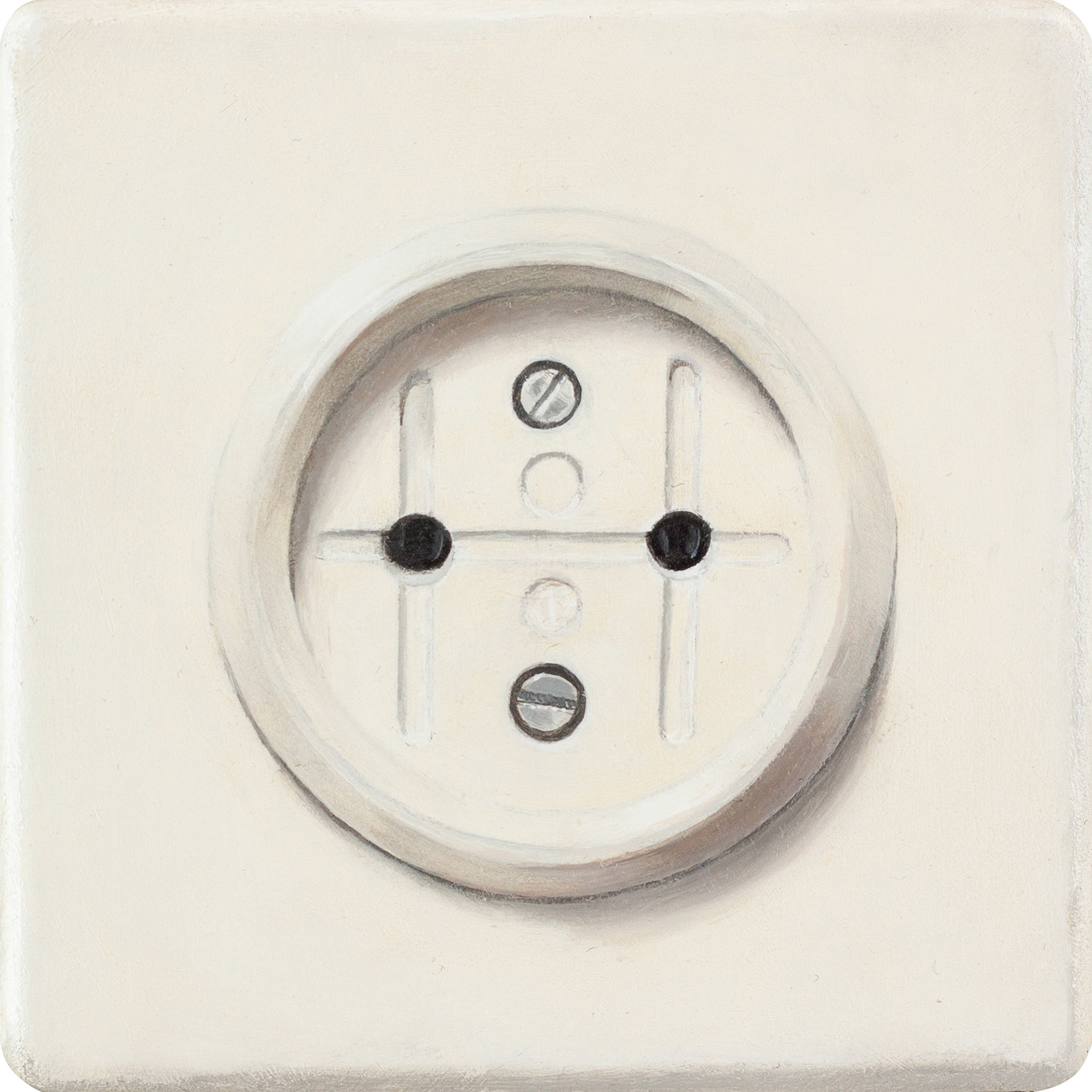 oil on wood - 8 x 8 cm.