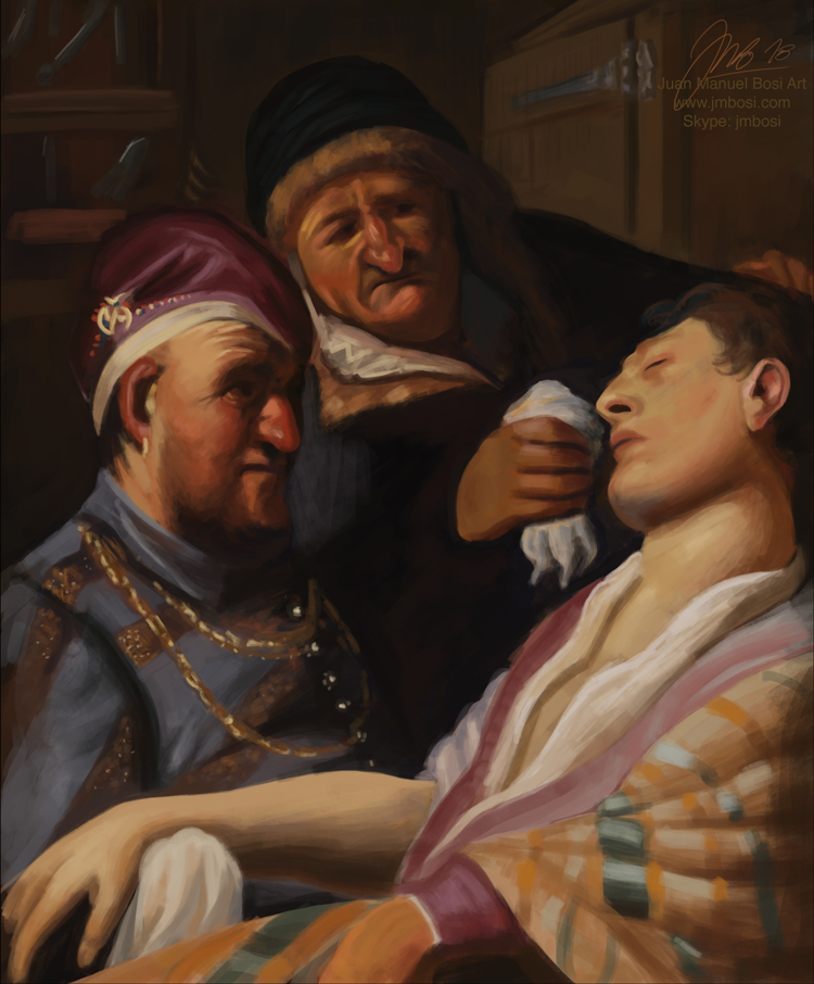 Digital study of Rembrandt (2018)