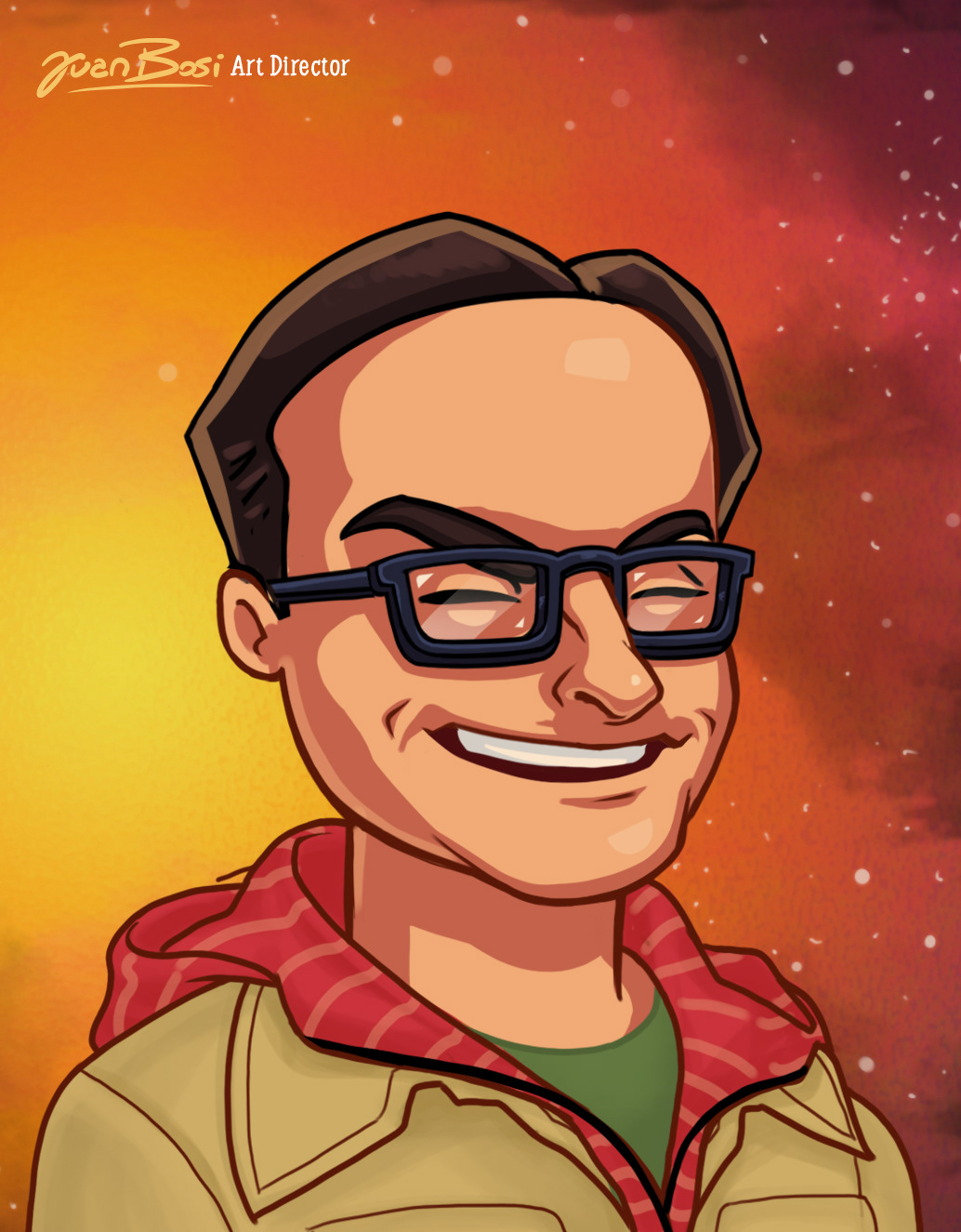 Digital caricature for mobile game (2016)