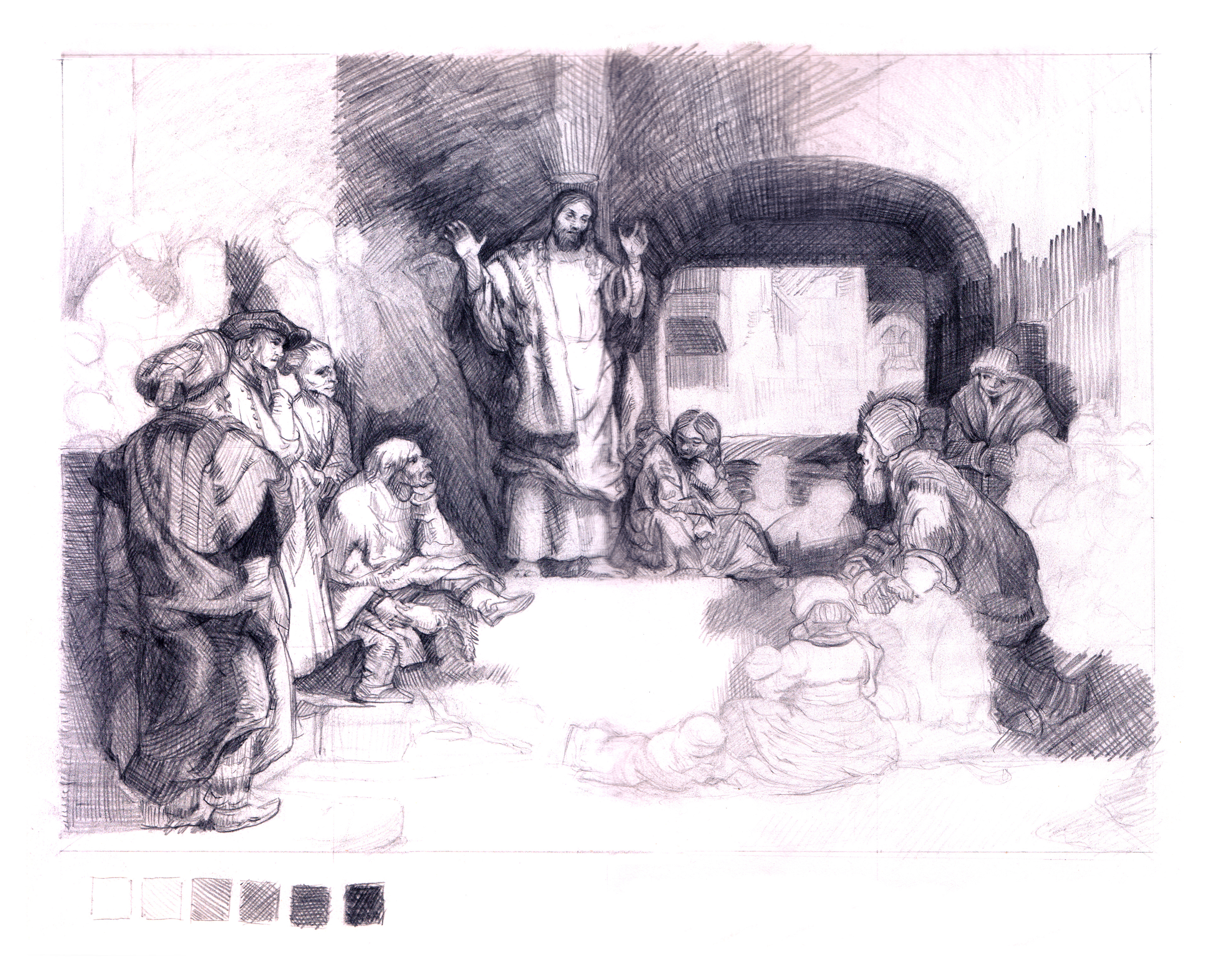From my 2016 sketchbook (graphite)