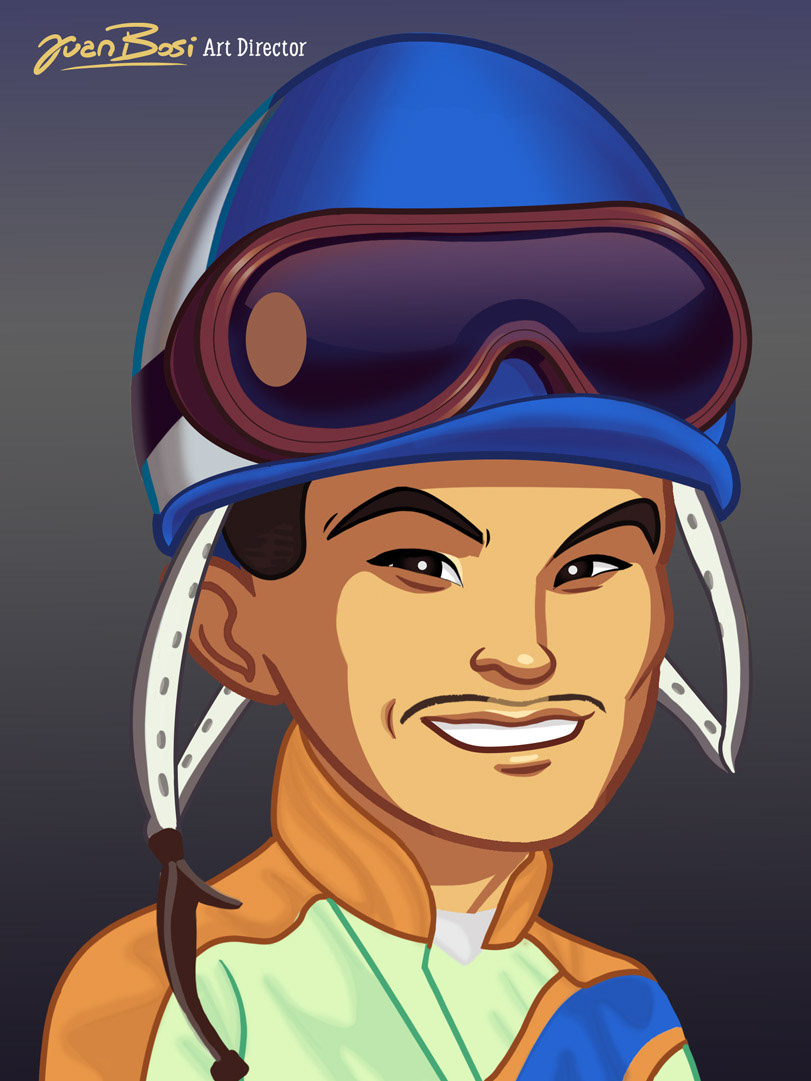 Digital caricature for mobile game (2016)