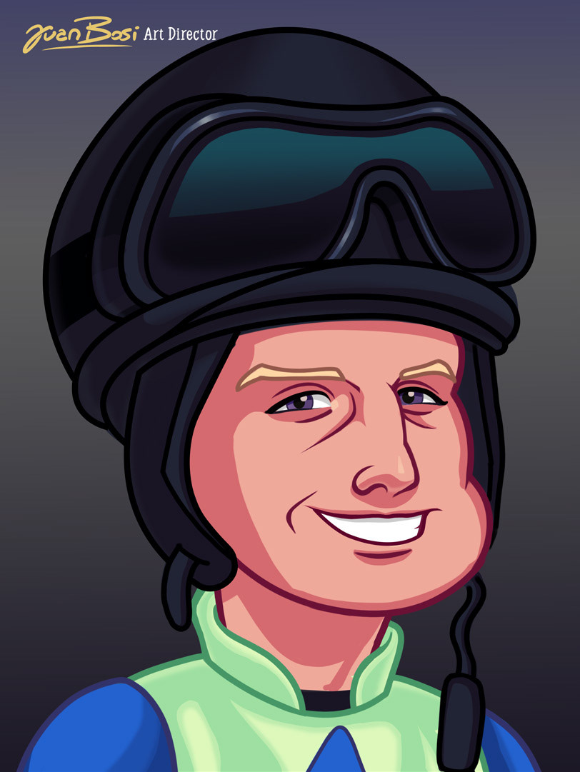 Digital caricature for mobile game (2016)