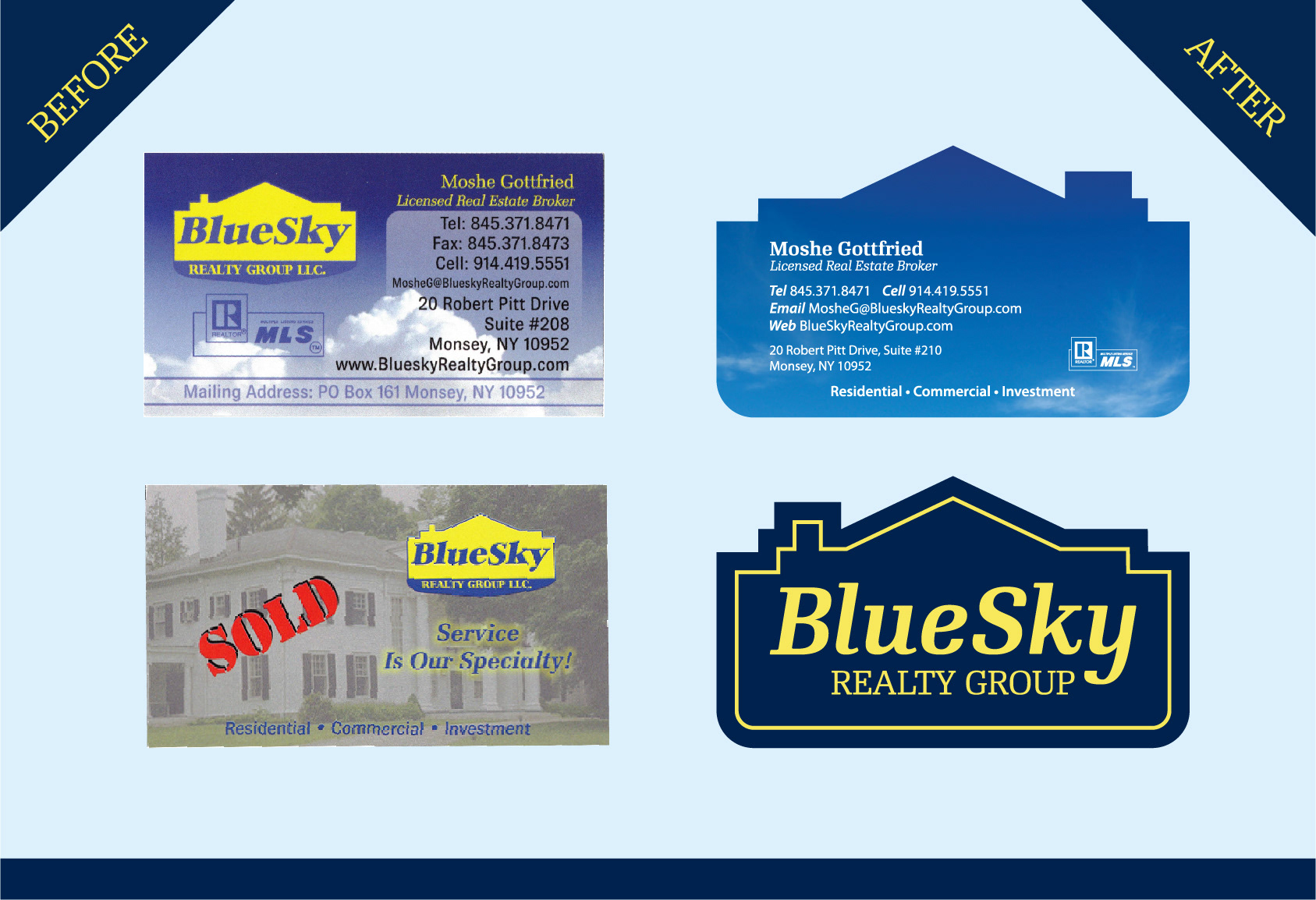 Nussi's Portfolio BlueSky Realty Rebranding