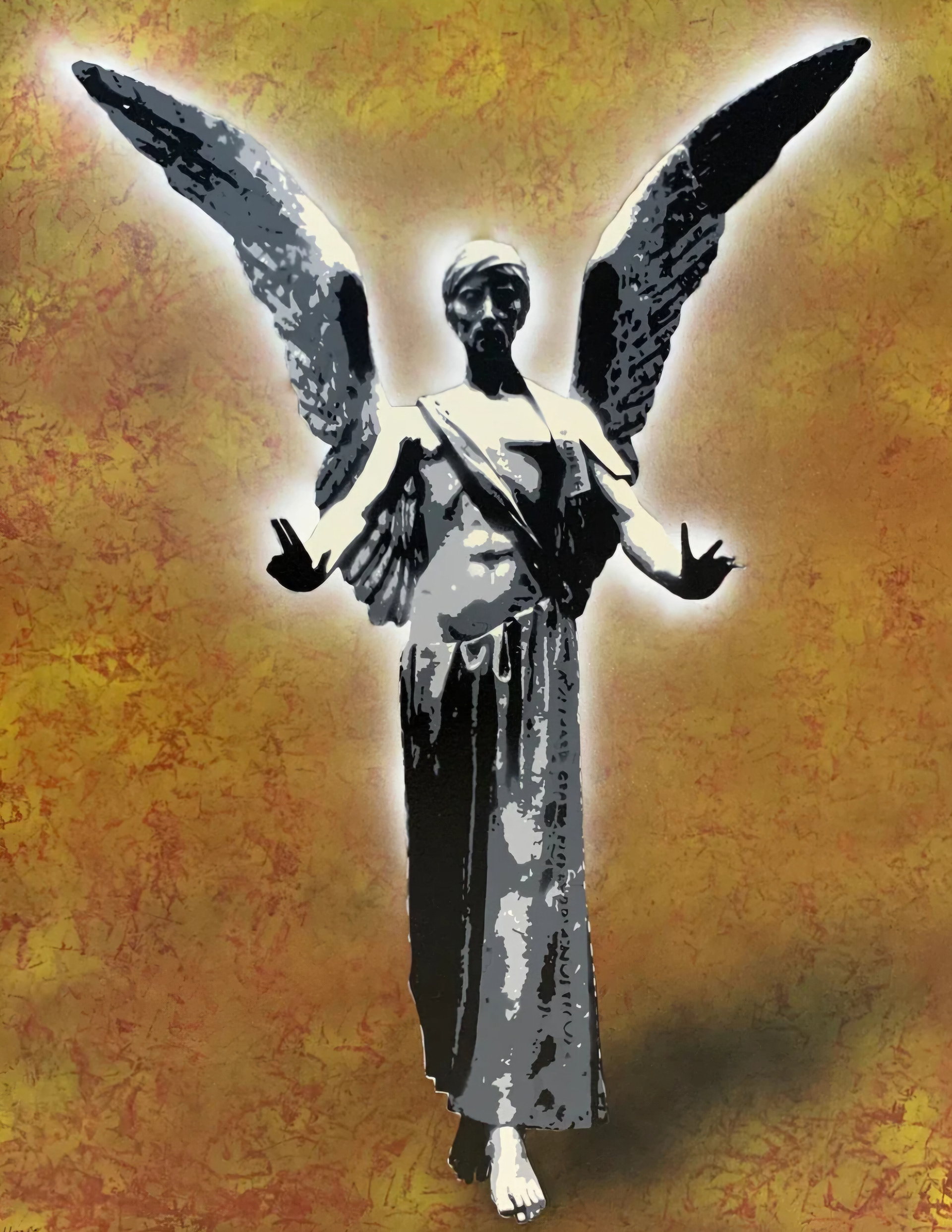 Erkeengelen Gabriel 80x100 cm