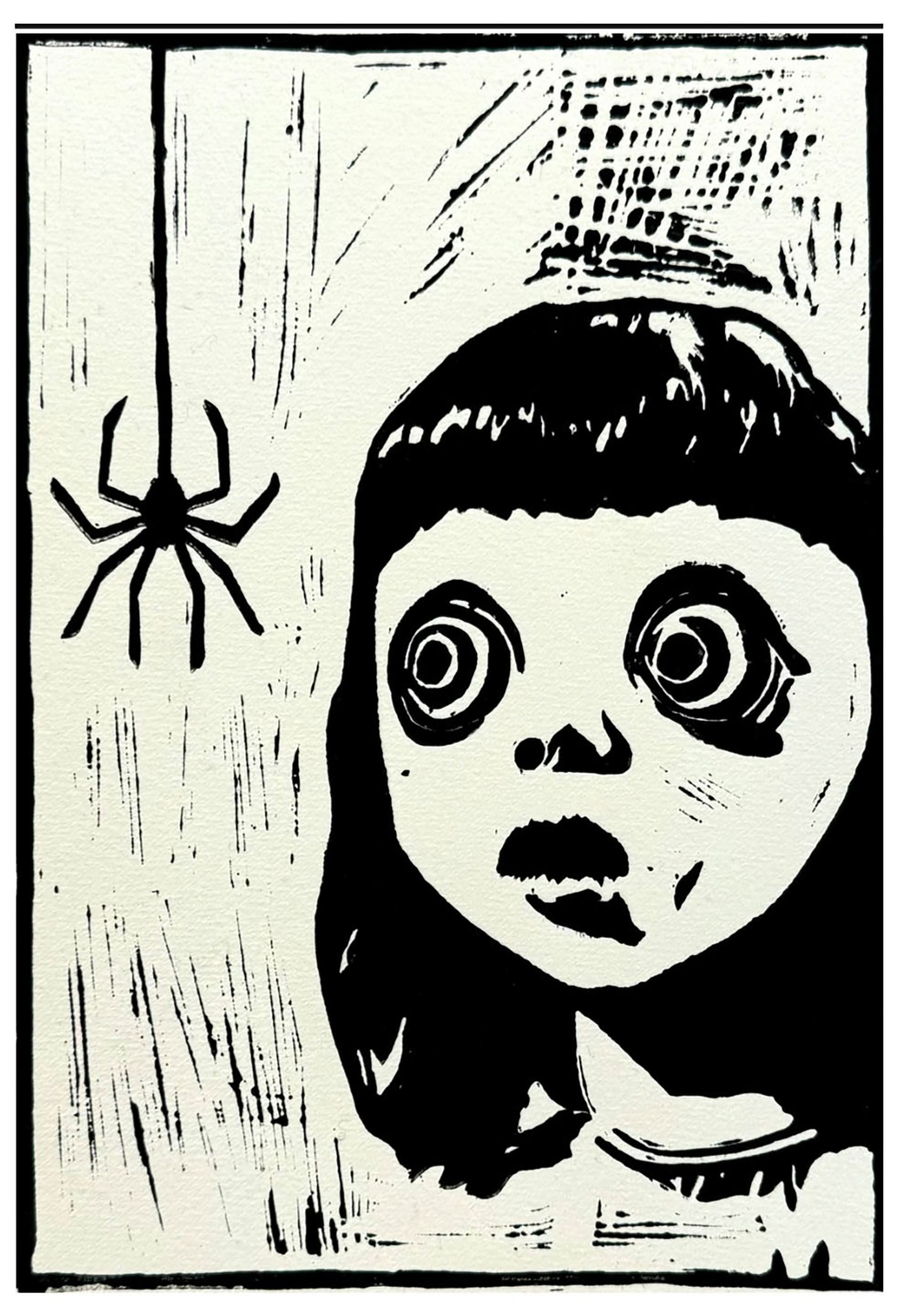 The Girl And The Spider A4
