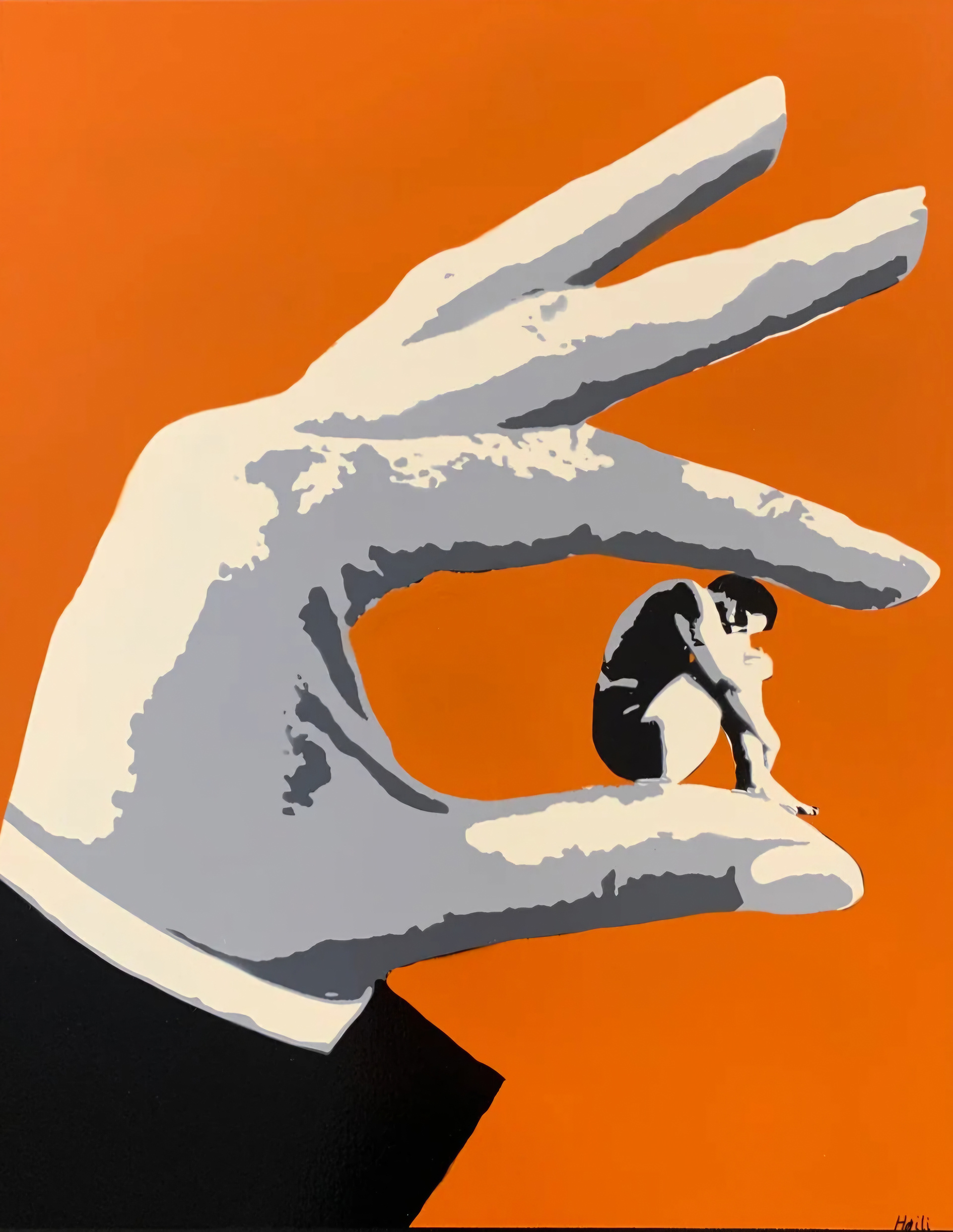 Pinching Fingers 80x100 cm