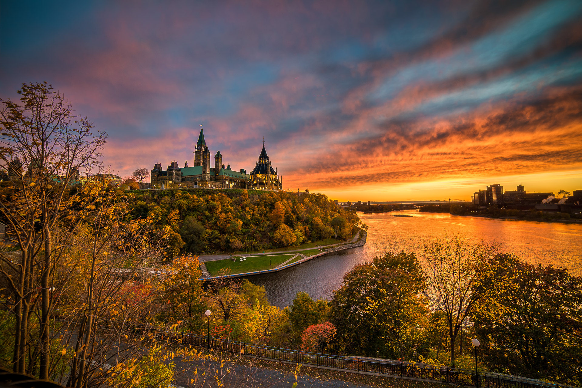 Parliament Hill from Major Jill's Park