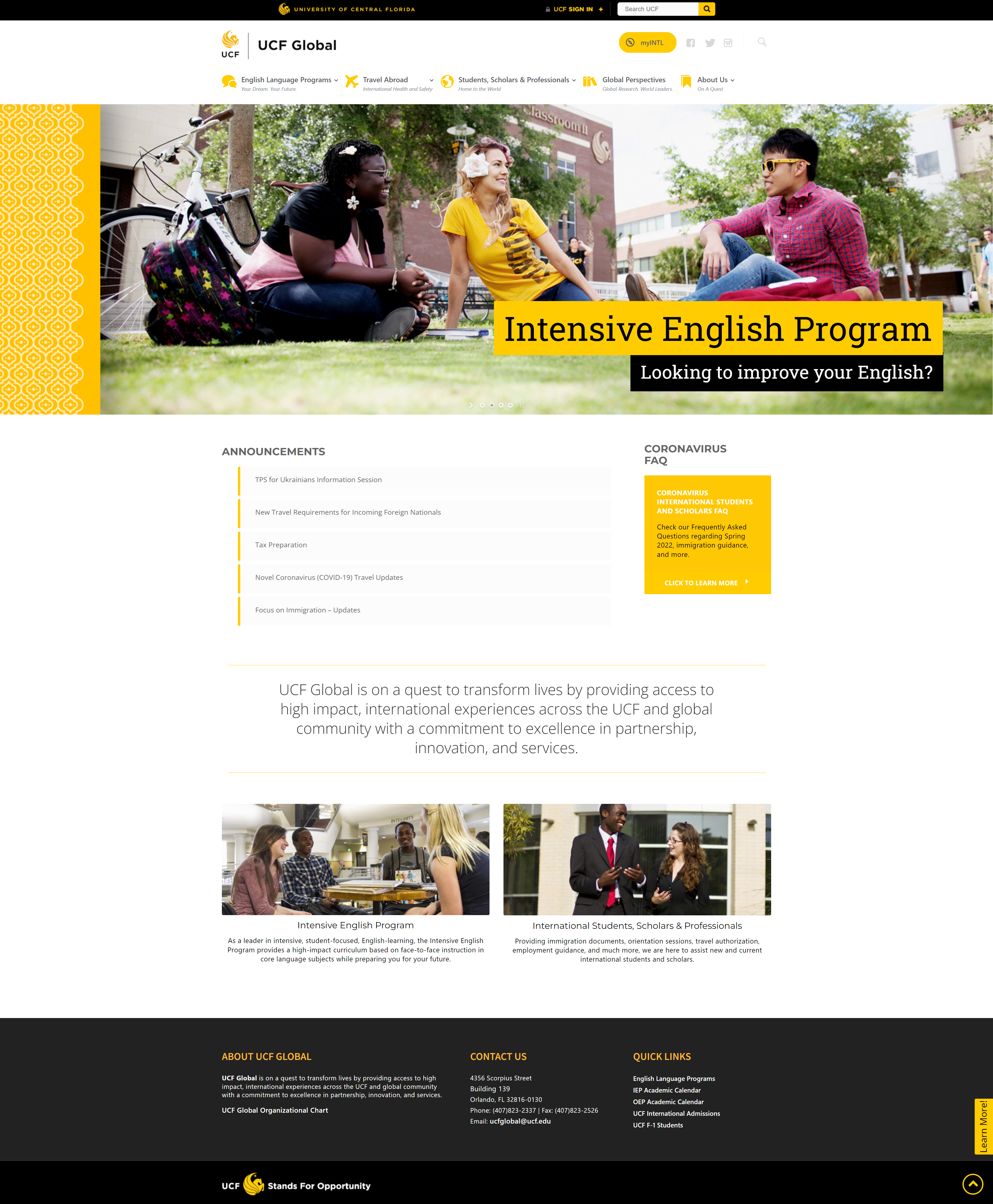 Original - Front Page (Carousel header)