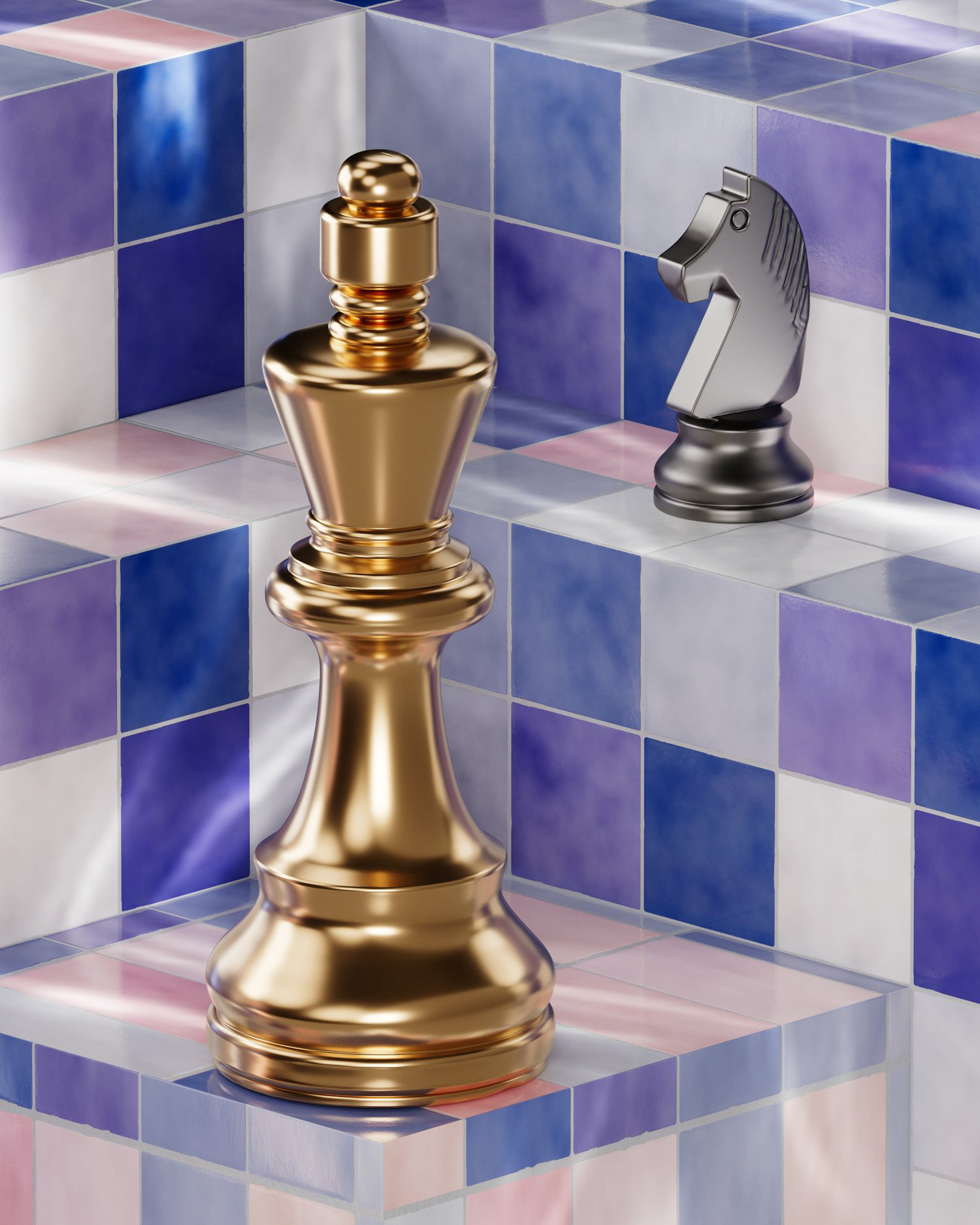 Chess Realms – Gold and Porcelain Strategy