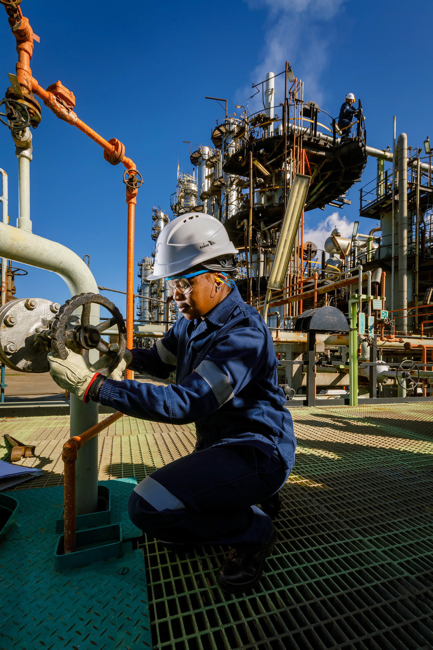 Maintenance of chemical plant 