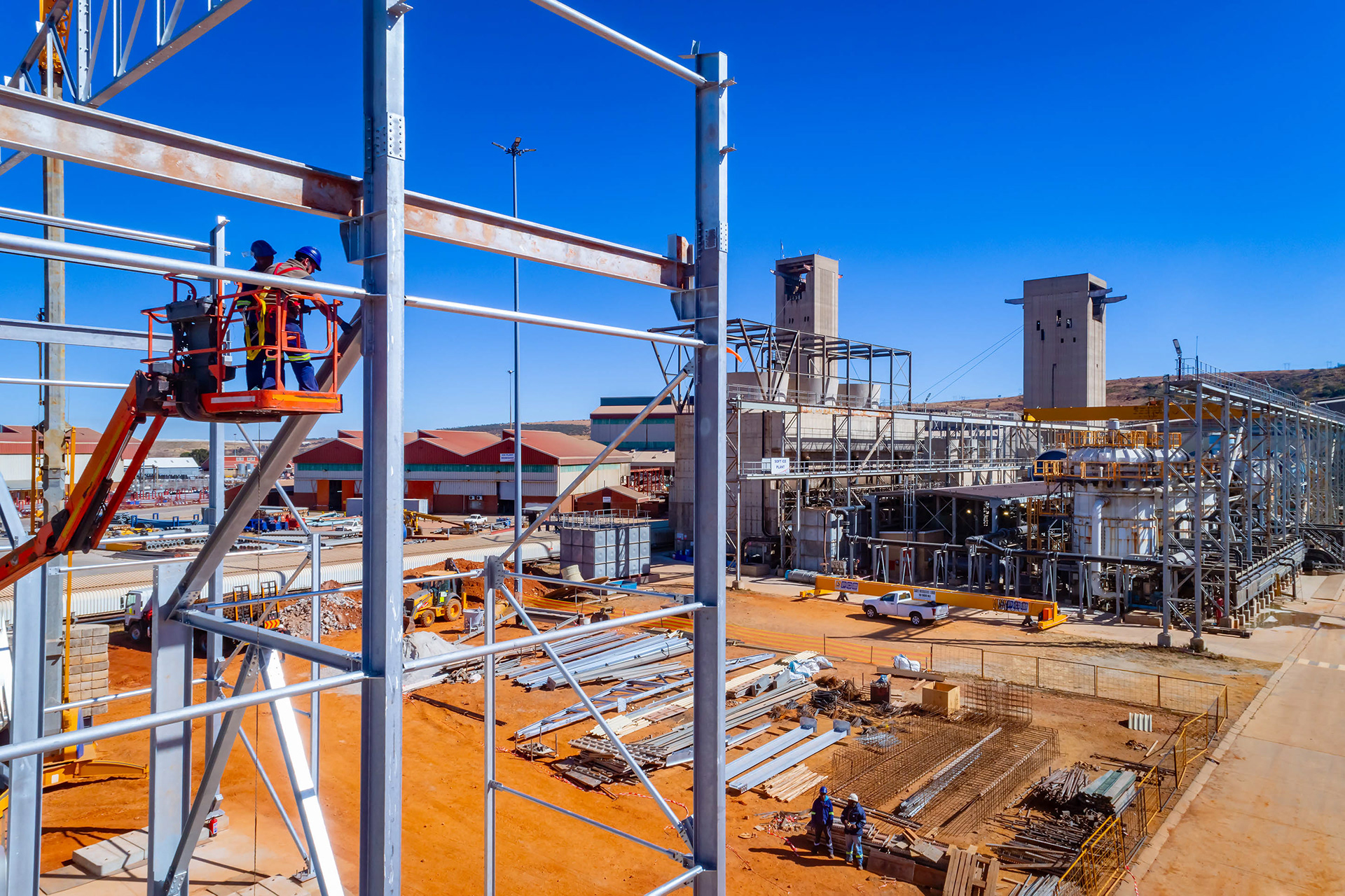 Hard ice plant construction
