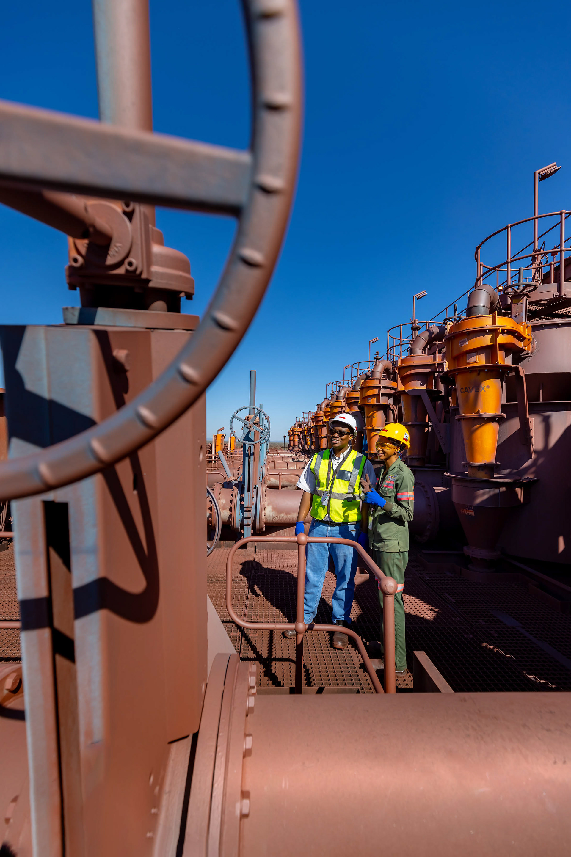 Iron ore processing plant