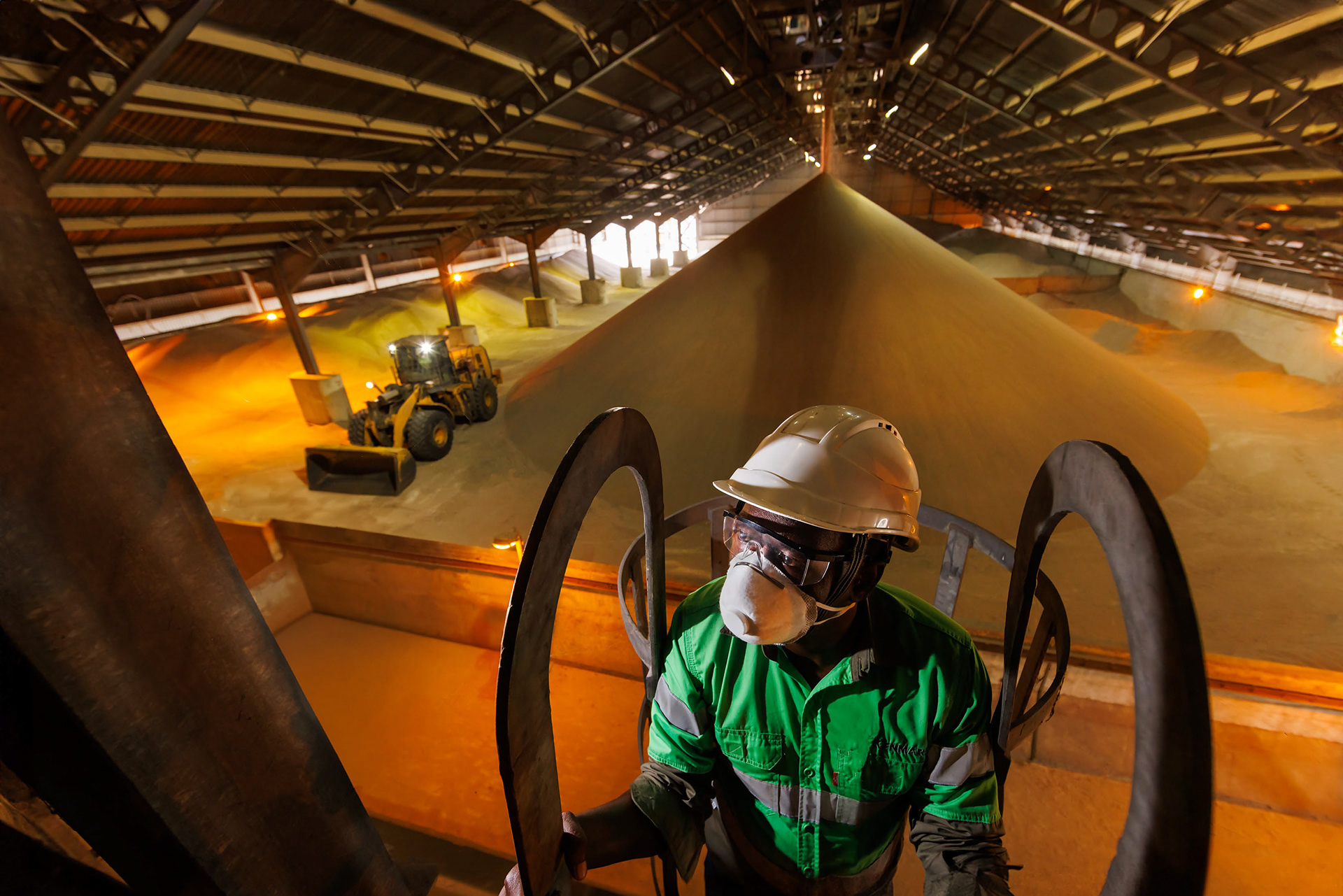 Heavy mineral concentrator storage