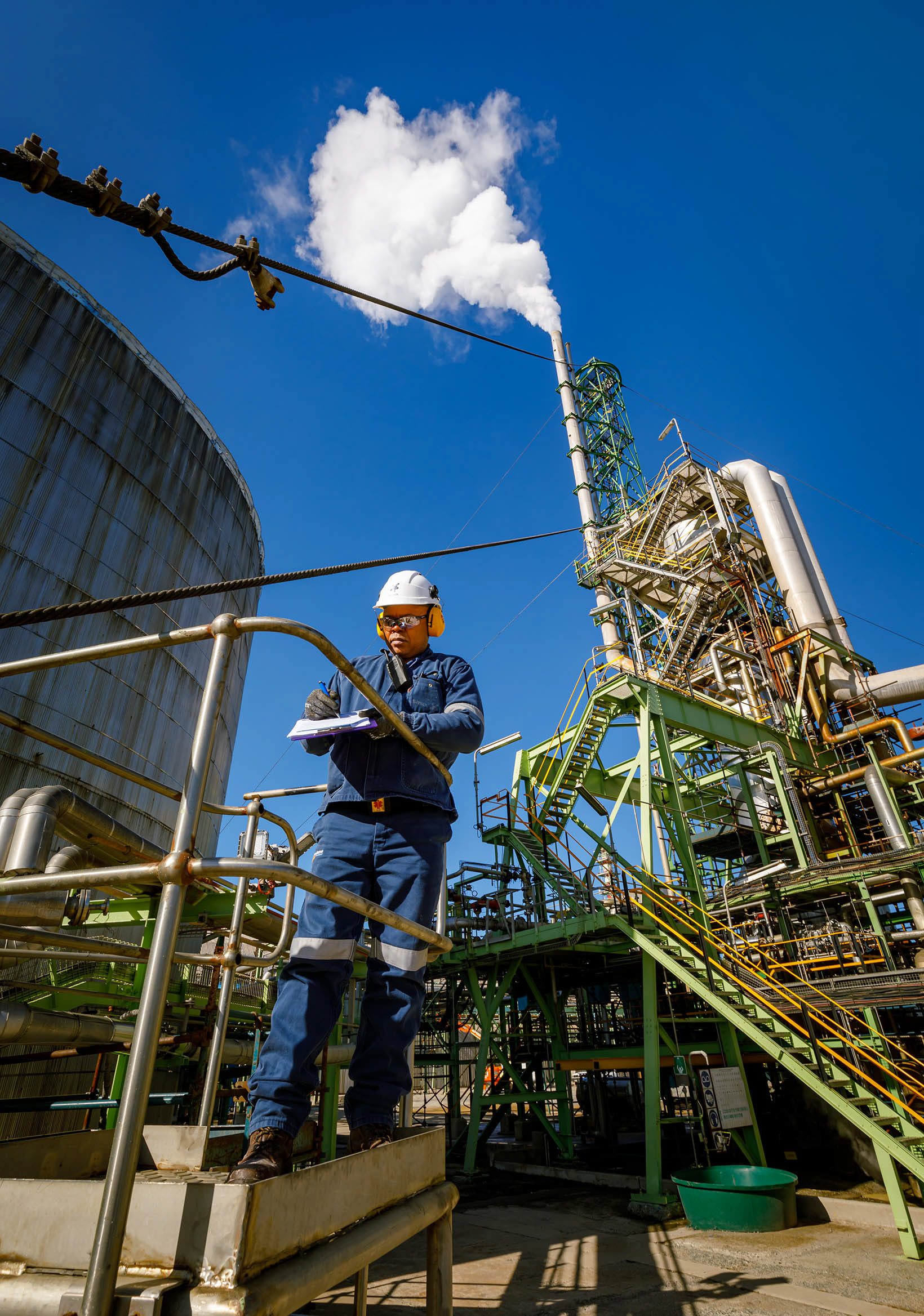 Nitrogen production plant