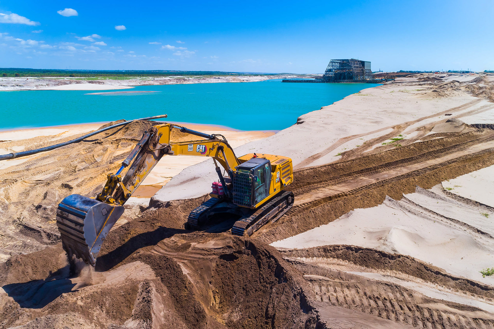 Wet concentrator plant in Mozambique