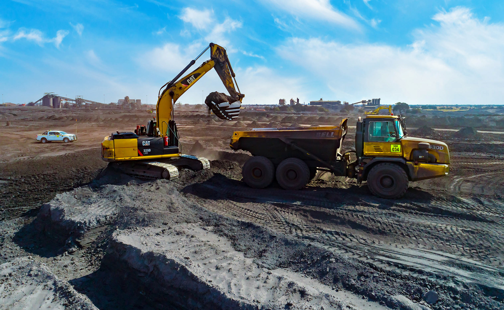 Manganese tailings being reprocessed