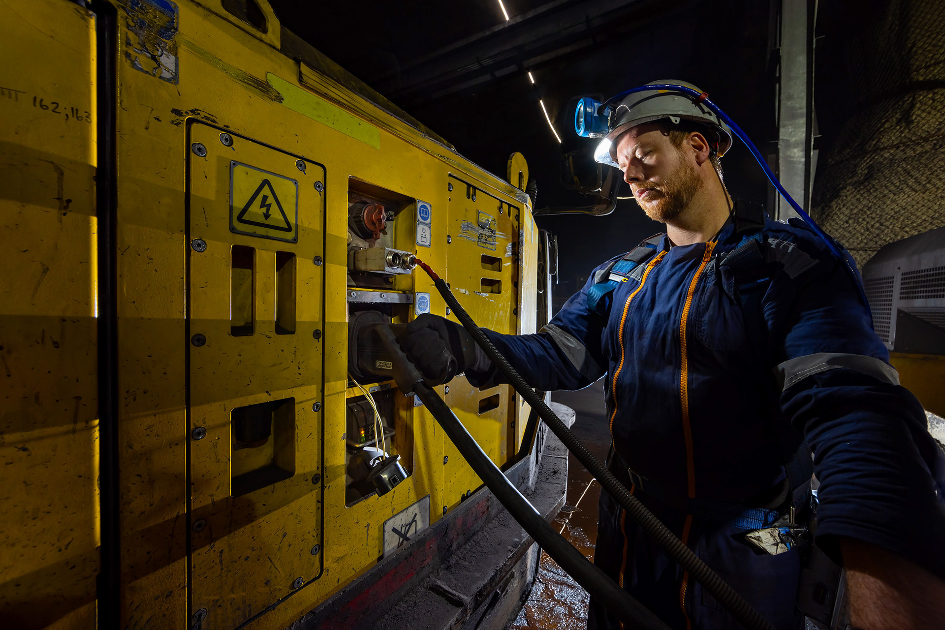 Underground electric vehicle charging