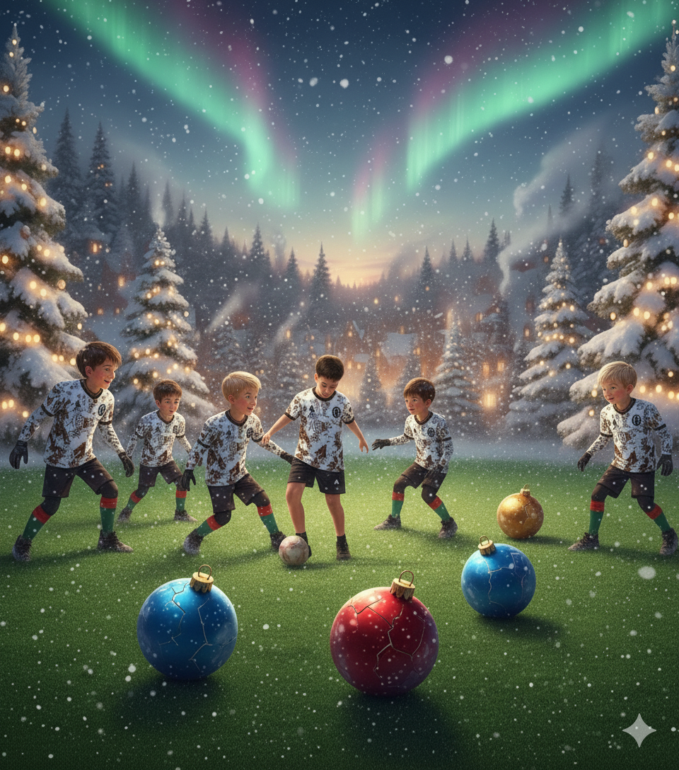 Christmas Post for a football camp called Playmakers in Jnah