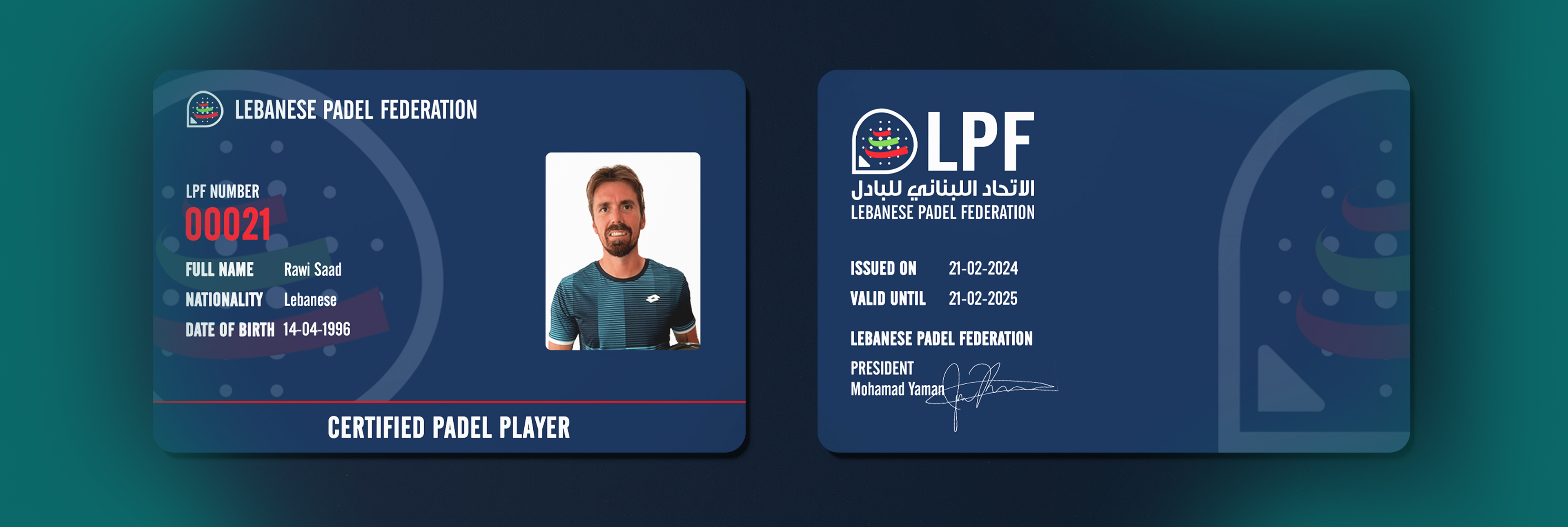 PADEL PLAYER ID