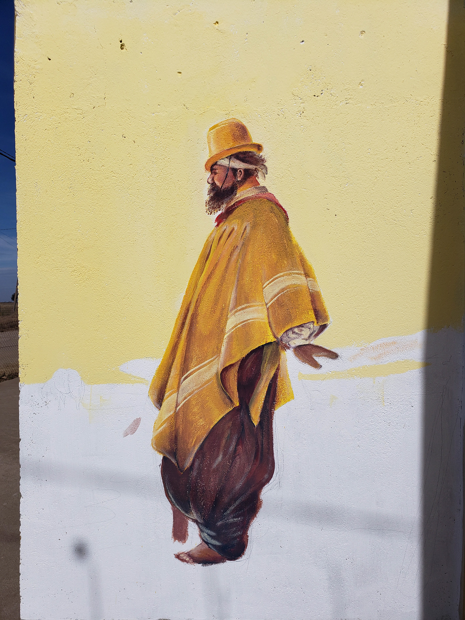 Painting in process