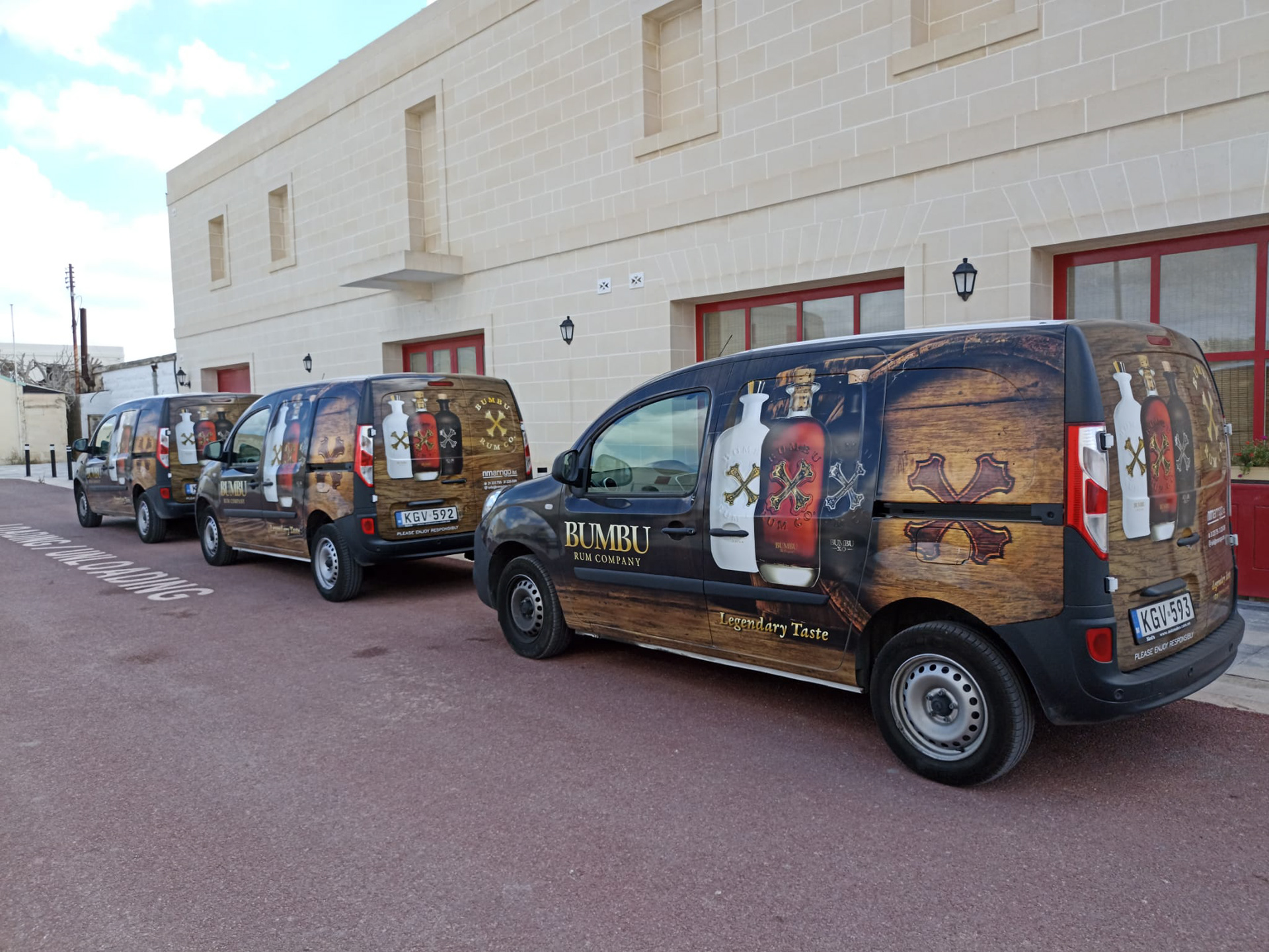 Delivery truck wrap - side