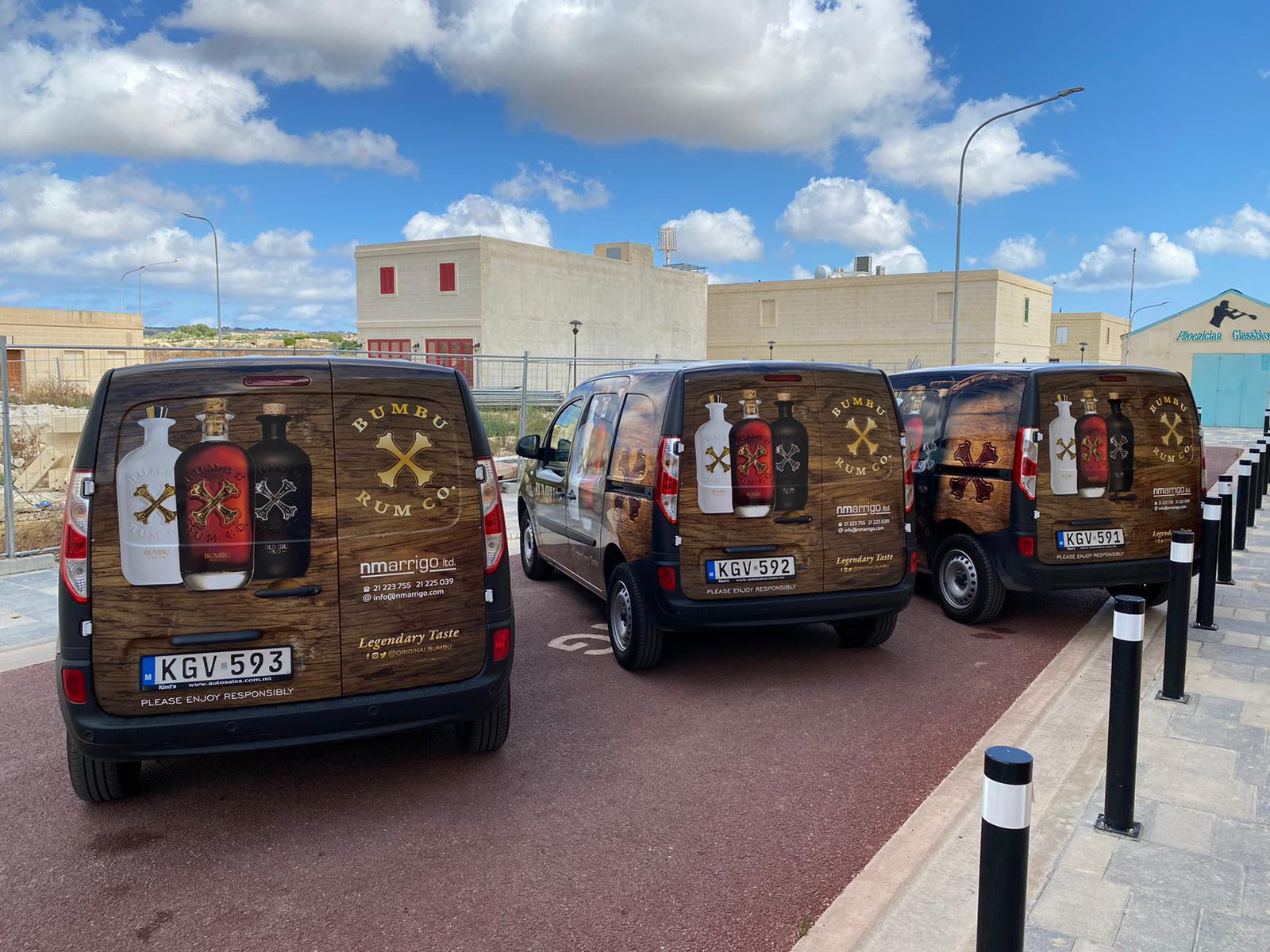 Delivery truck wrap - back