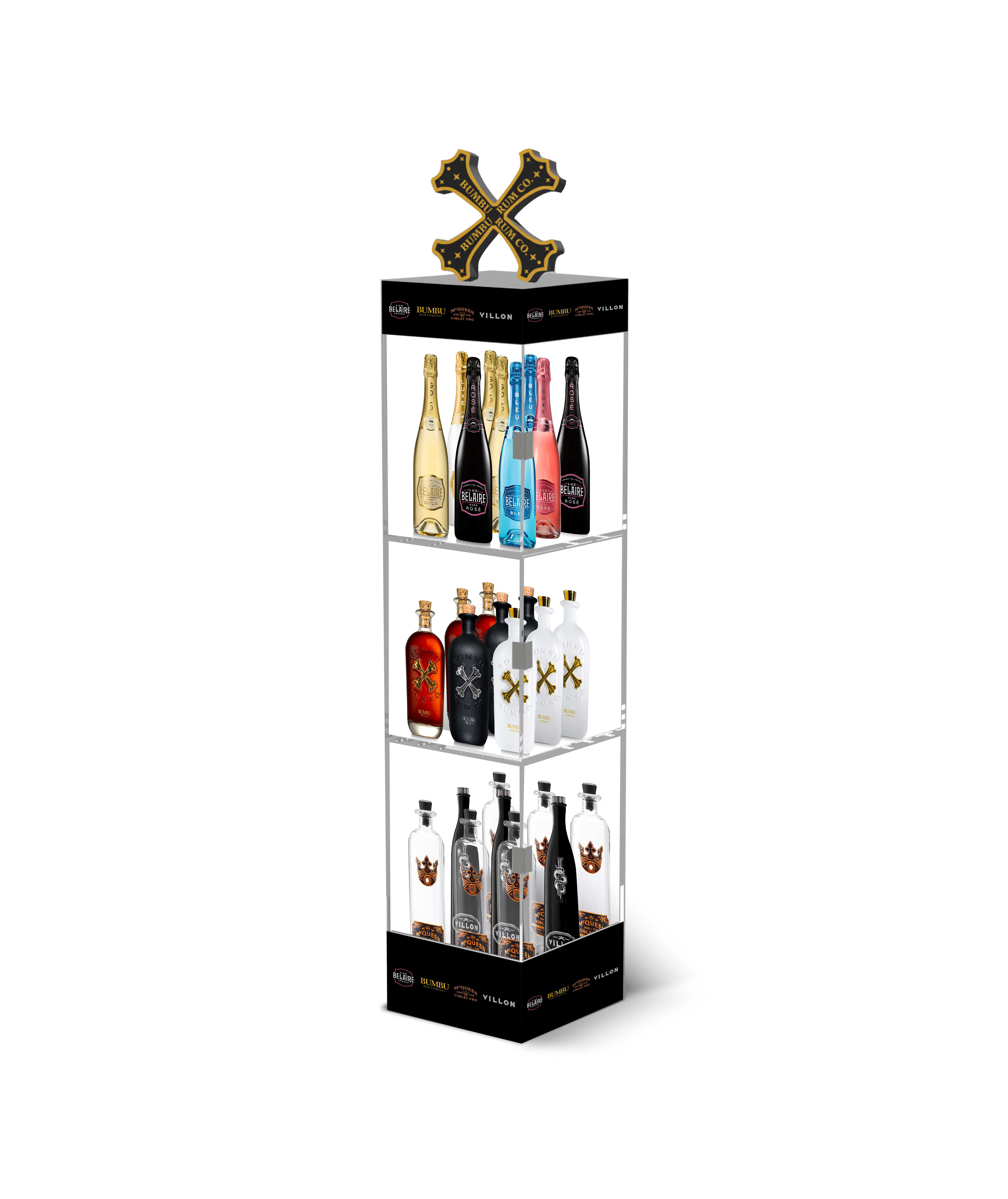 All brand locking acrylic display
