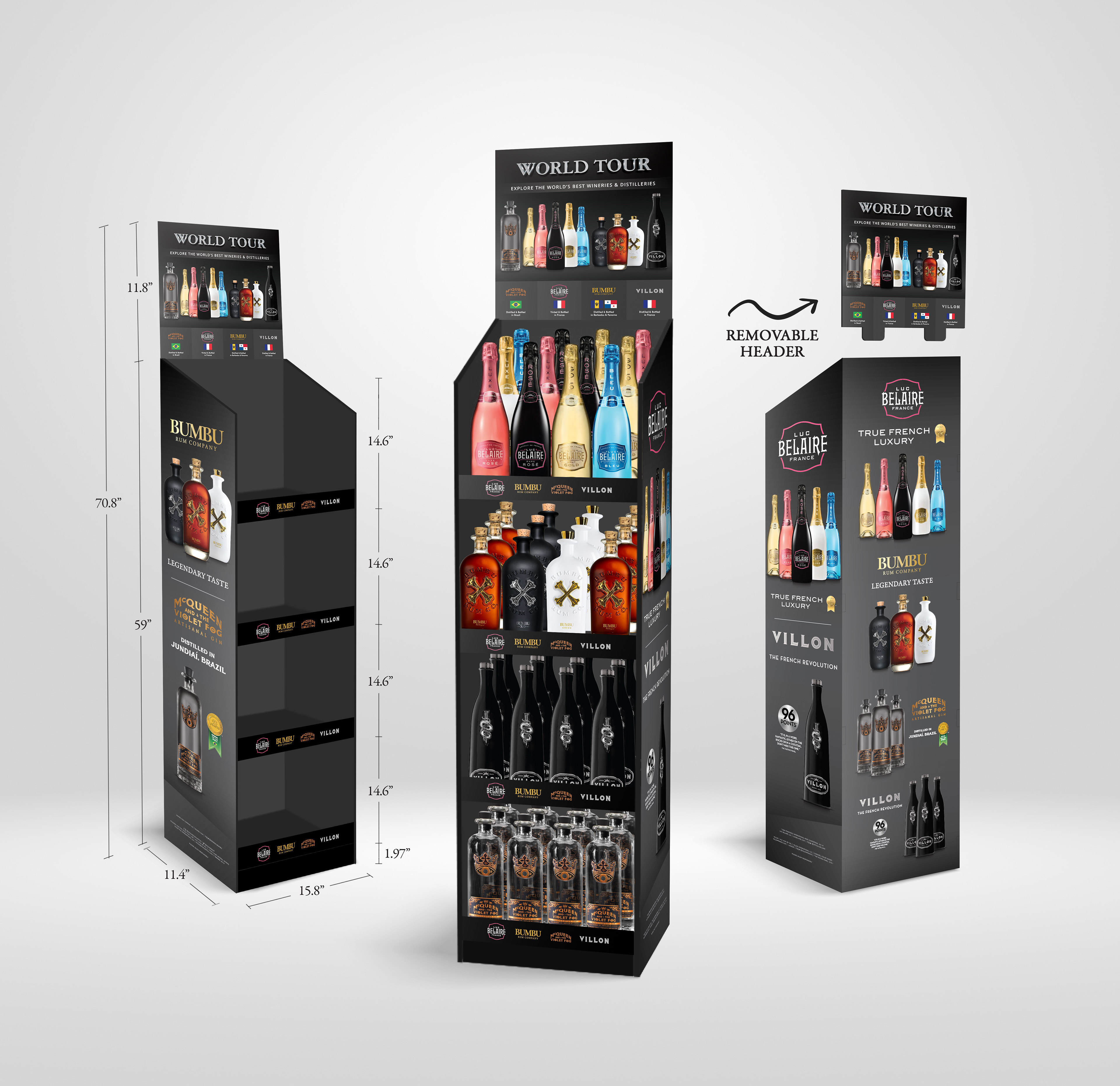 Multi-brand display