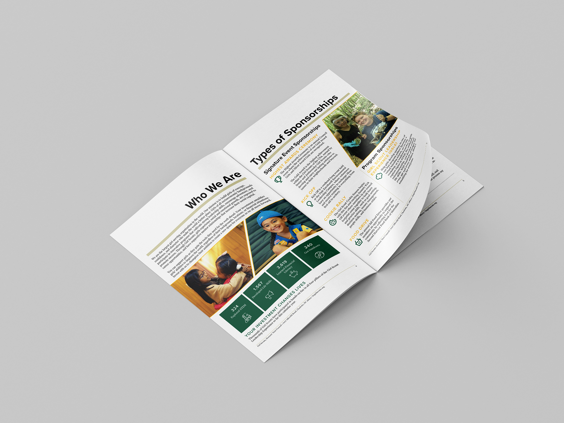 Sponsorship packet design
