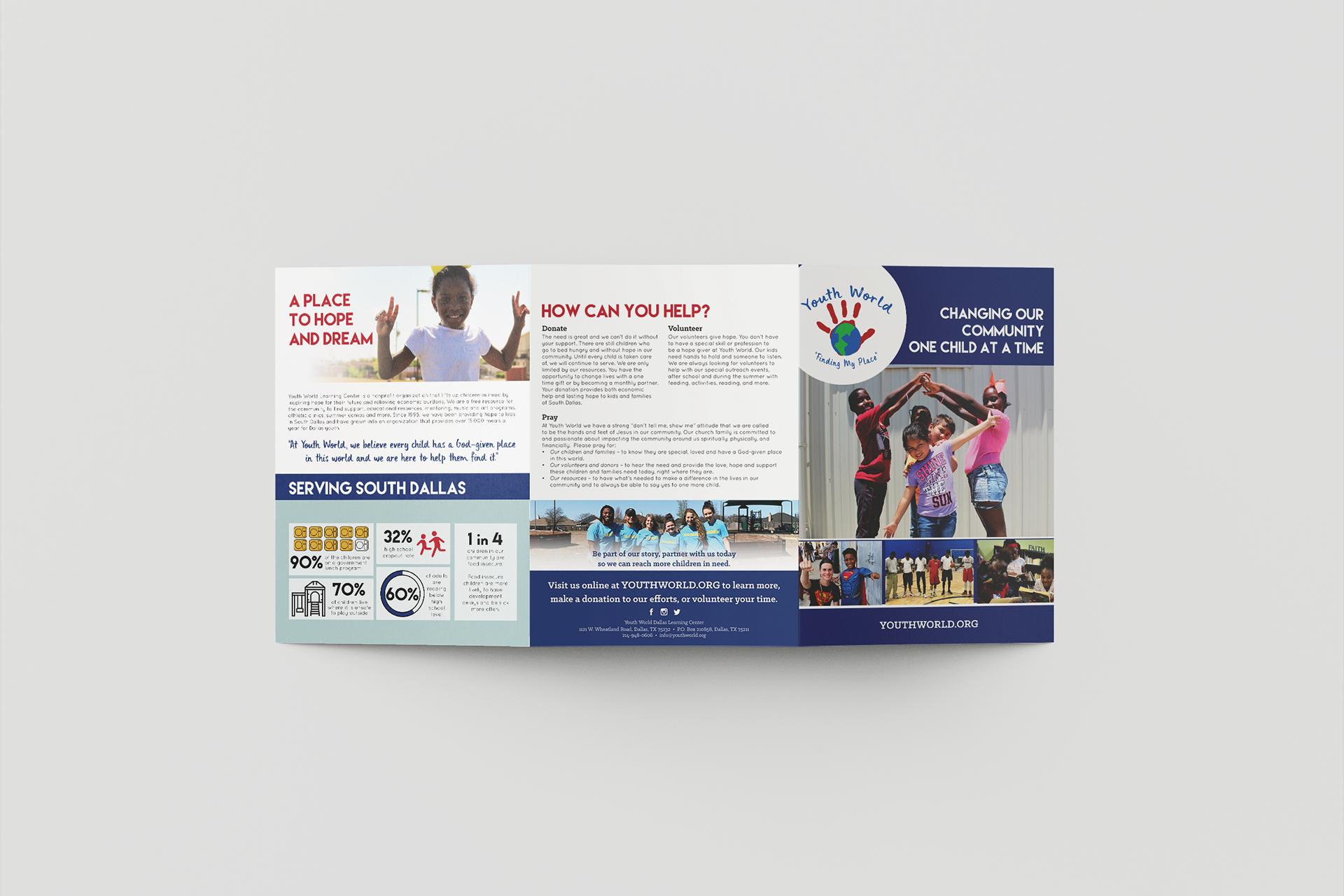 Trifold brochure design