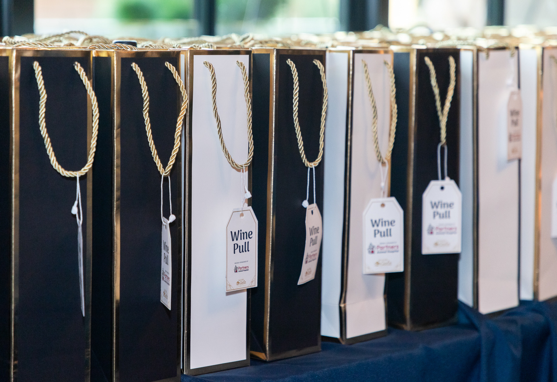 Ties & Tails Gala tags